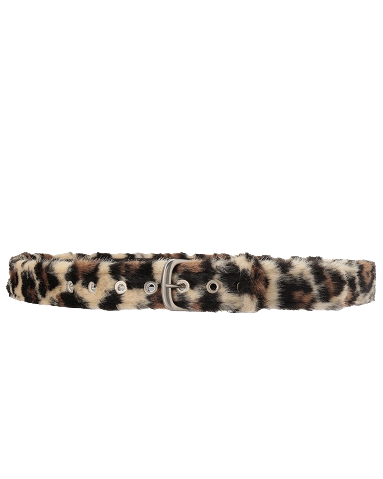 FAKE FUR BELT / LEOPARD
