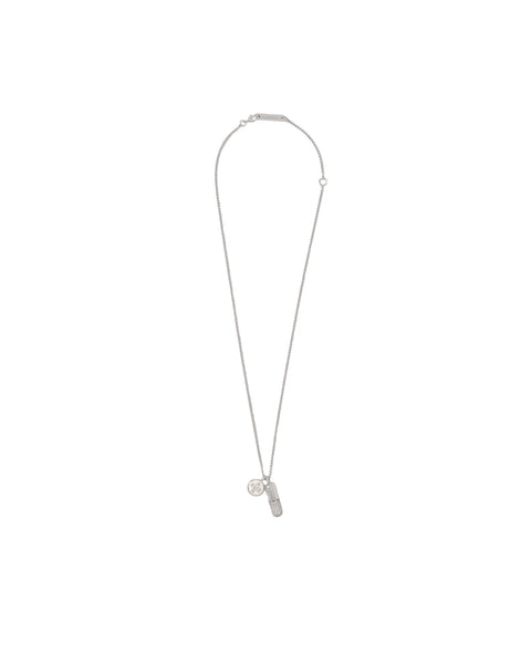 AMBUSH(アンブッシュ)「 PAVE PILL CHARM NECKLACE / SILVER