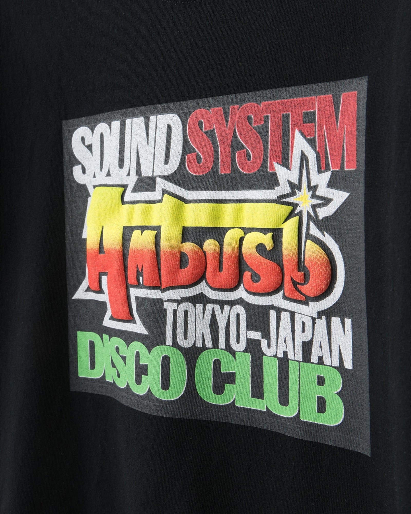 AMBUSH・アンブッシュ - Tシャツ・カットソー SOUND SYSTEM T-SHIRT / BLACK