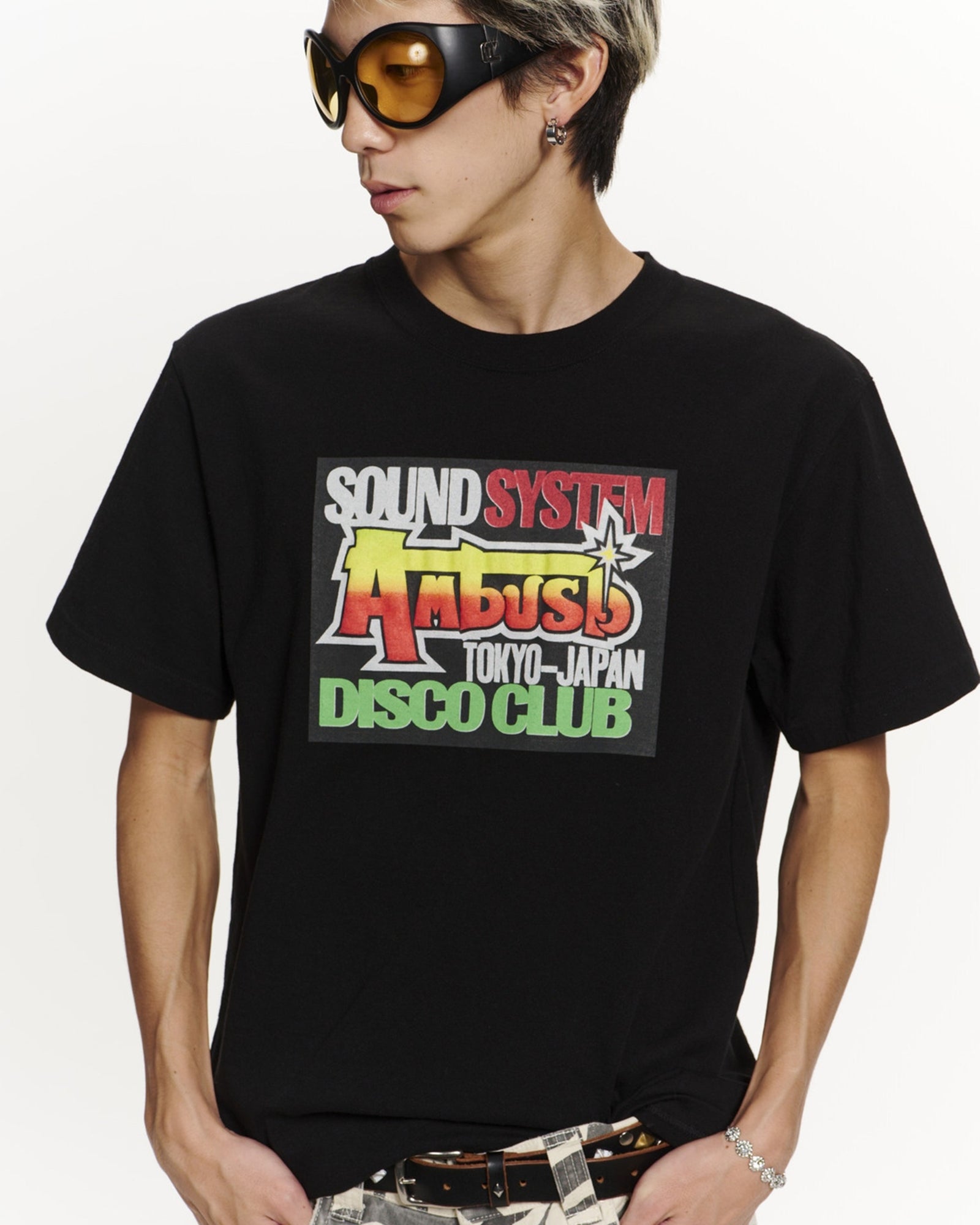 AMBUSH・アンブッシュ - Tシャツ・カットソー SOUND SYSTEM T-SHIRT / BLACK