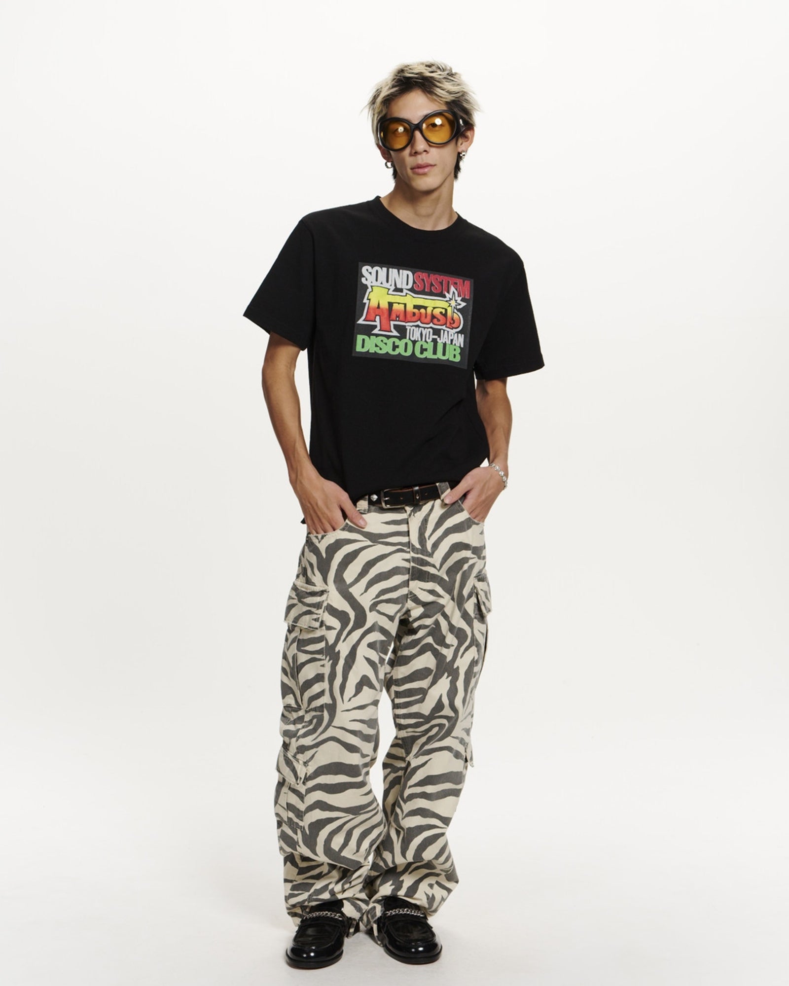 AMBUSH・アンブッシュ - Tシャツ・カットソー SOUND SYSTEM T-SHIRT / BLACK