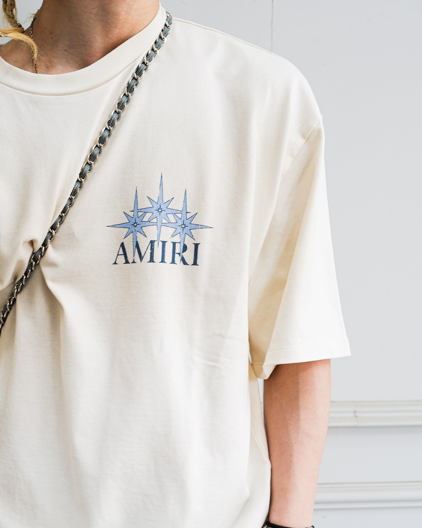 AMIRI・アミリ - Tシャツ・カットソー STARBURST OVERSIZED TEE / IVORY