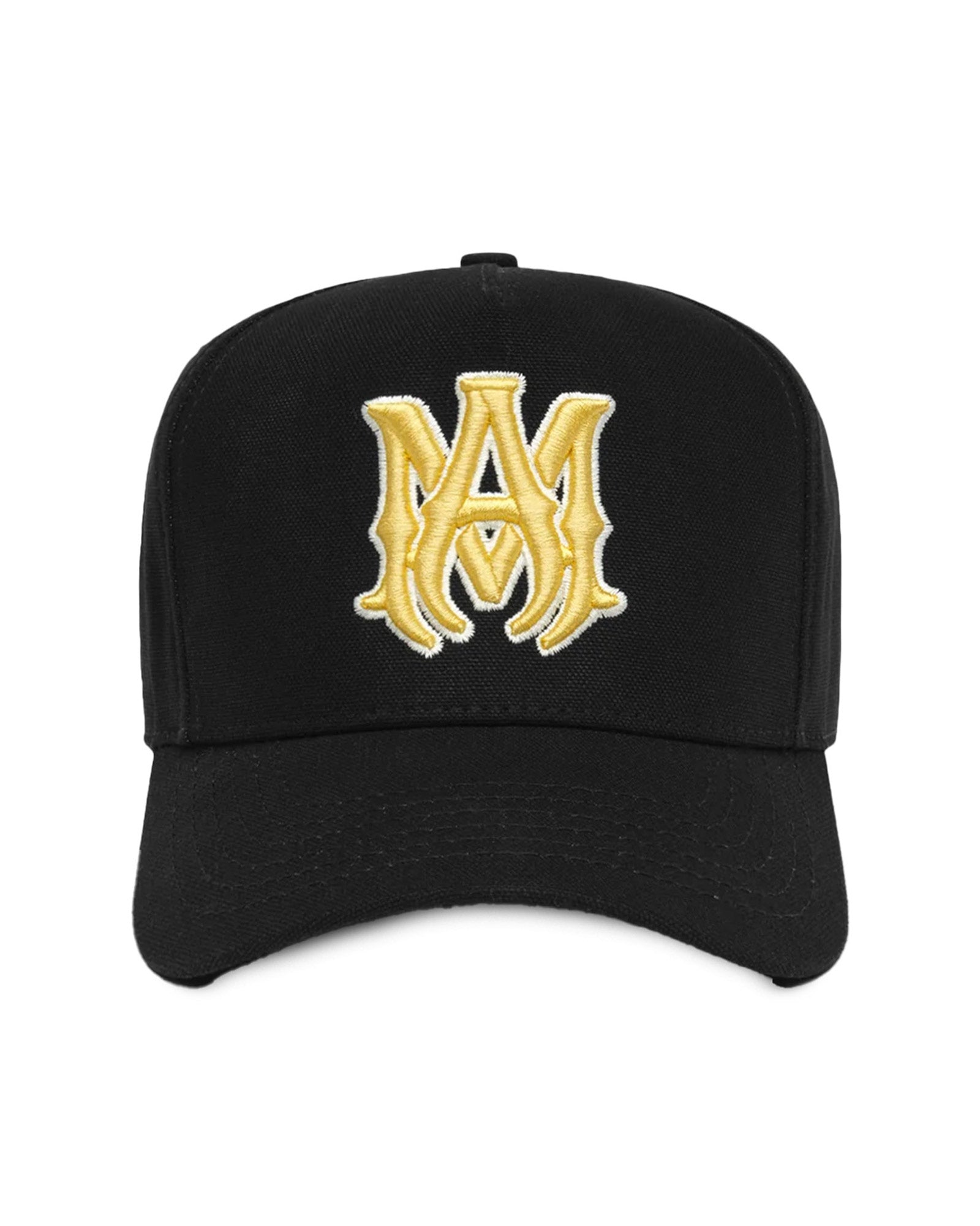MA OUTLINE CANVAS HAT / BLK/YELLOW