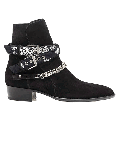 AMIRI(アミリ) SS21 BANDANA BUCKLE BOOT / BLACK | Detail