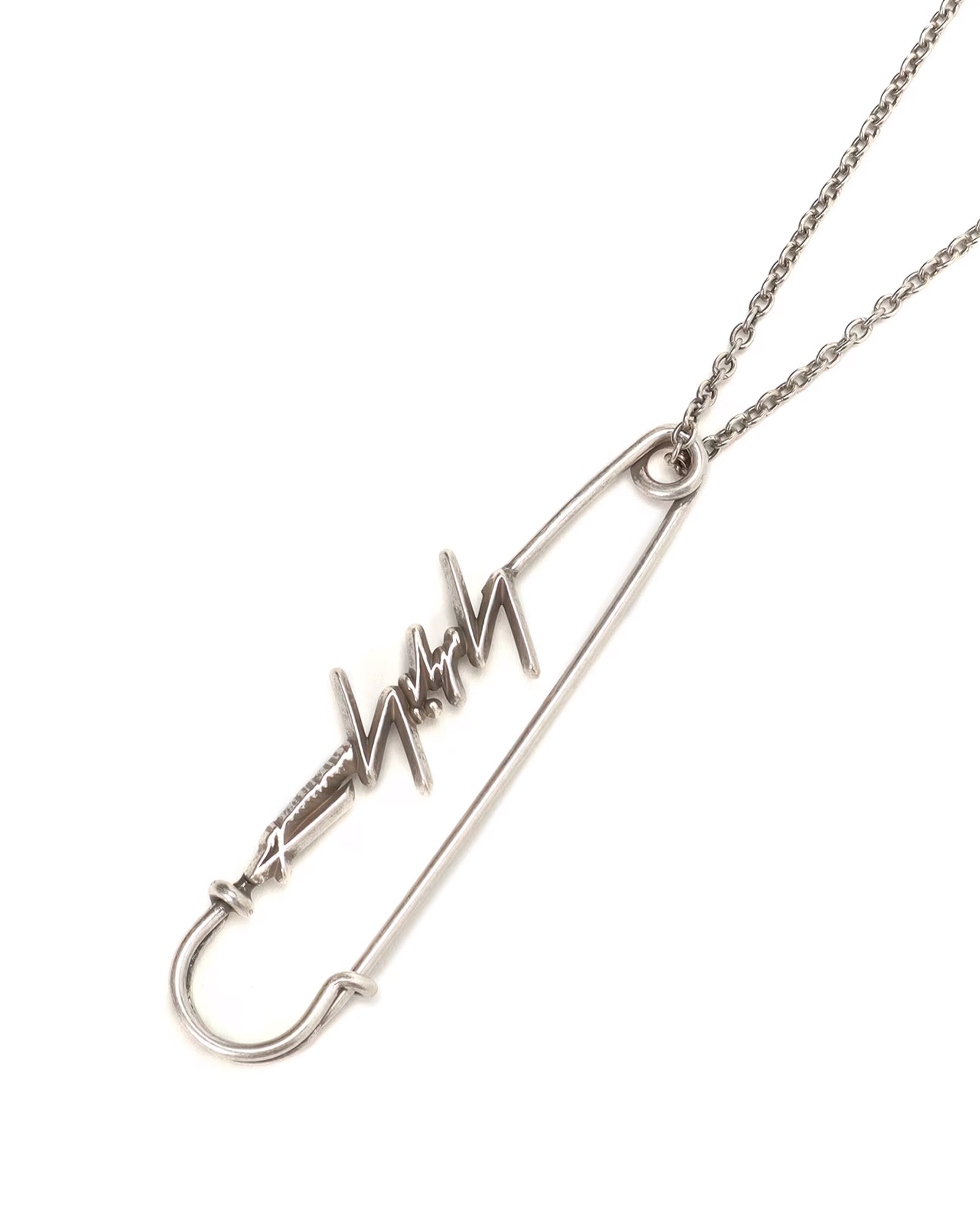 Yohji Yamamoto × ANTIQUE SV COAT SAFETY PIN PENDANT / SILVER