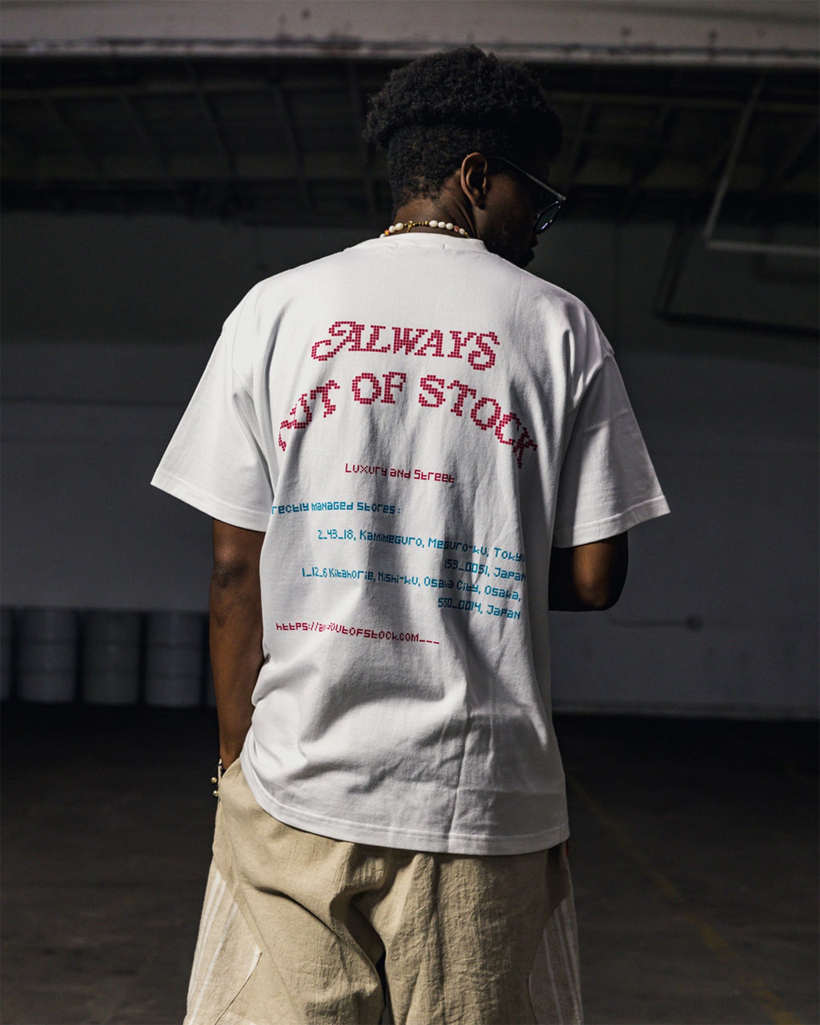 ALWAYS OUT OF STOCK・オールウェイズ アウト オブ ストック - Tシャツ・カットソー OFFICIAL SITE URL S/S TEE / WHITE