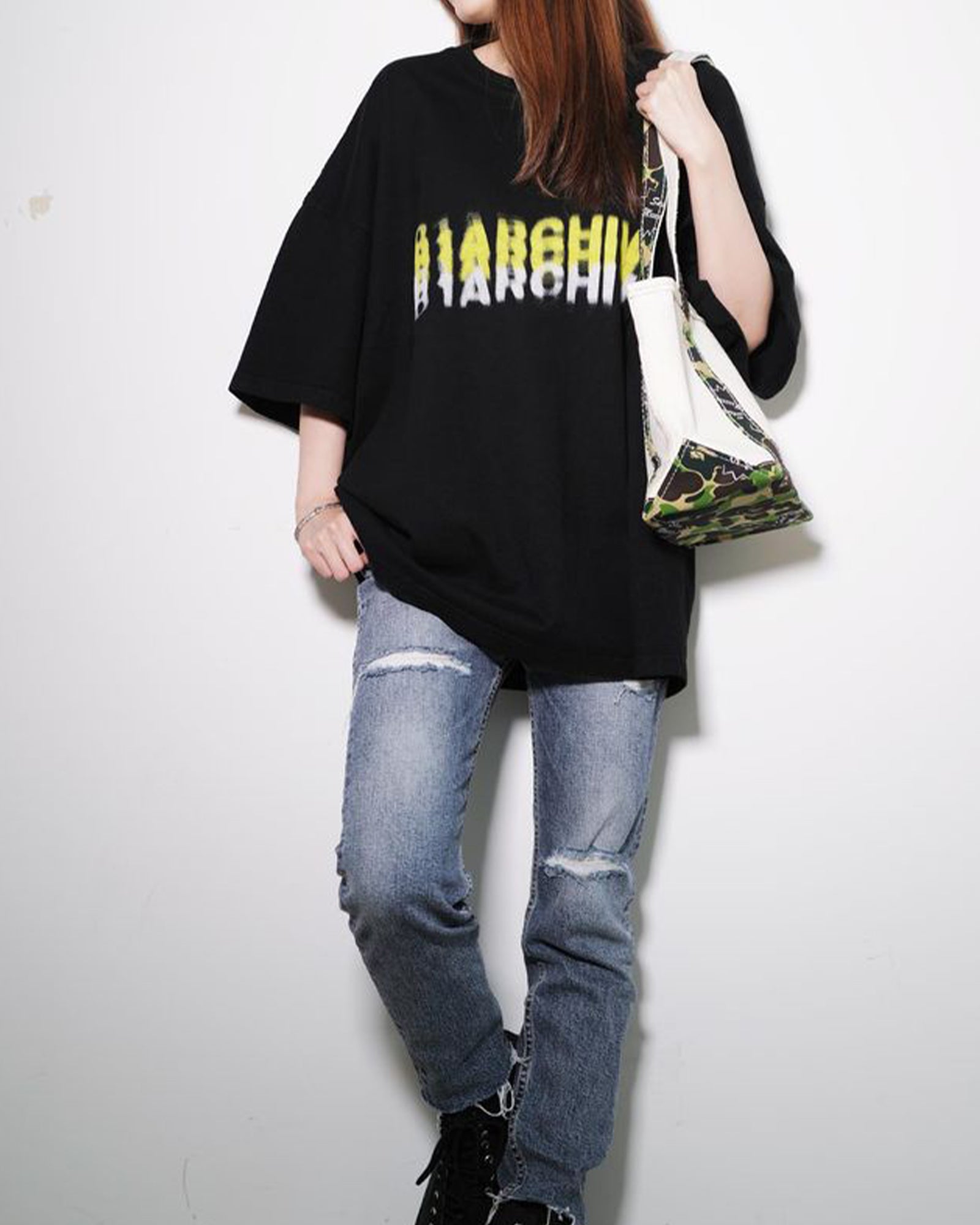 ©SAINT M×××××× × AP_TOTE BAG/S / CAMO