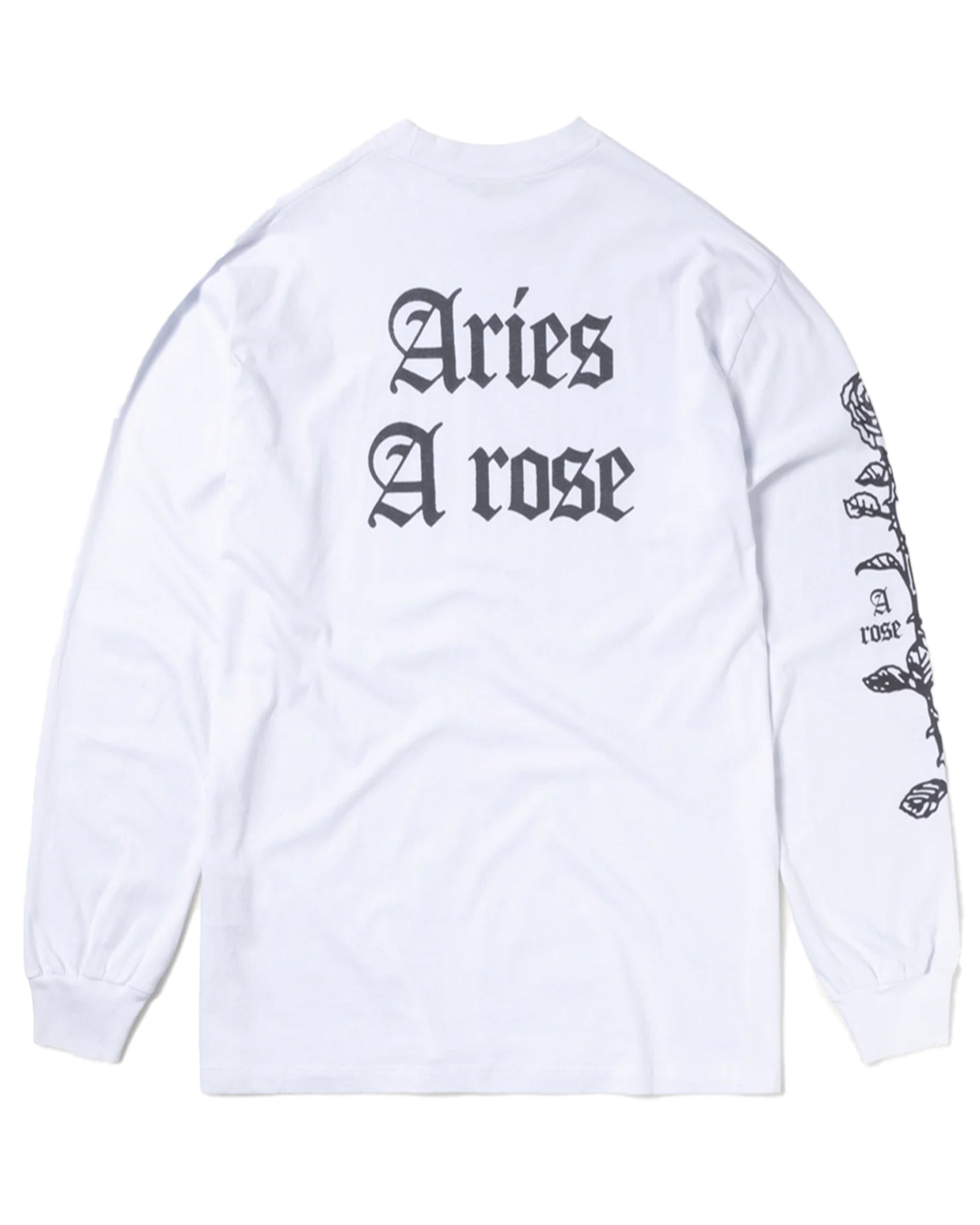 Aries × ARIES AROSE LS TEE / WHITE