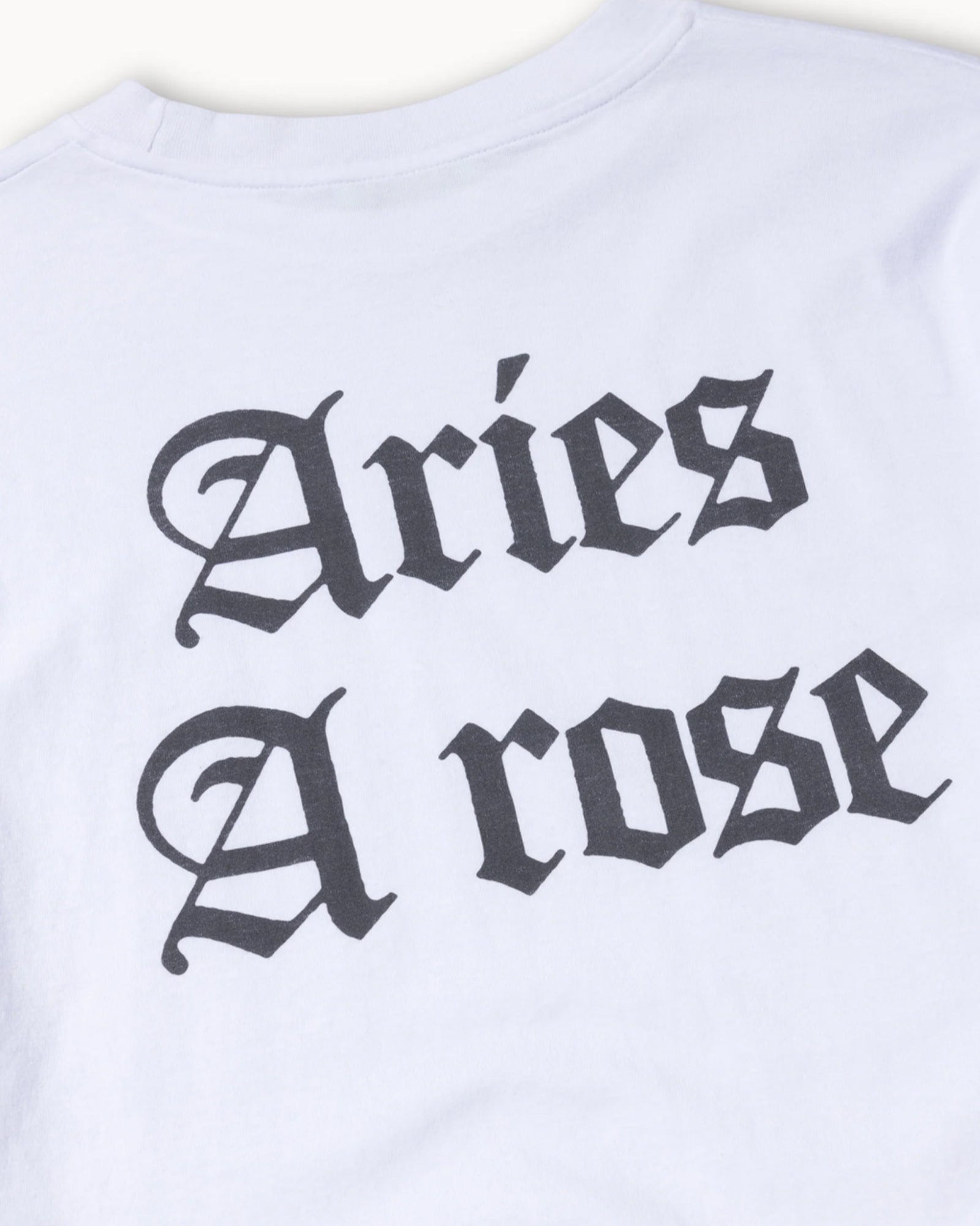 Aries × ARIES AROSE LS TEE / WHITE