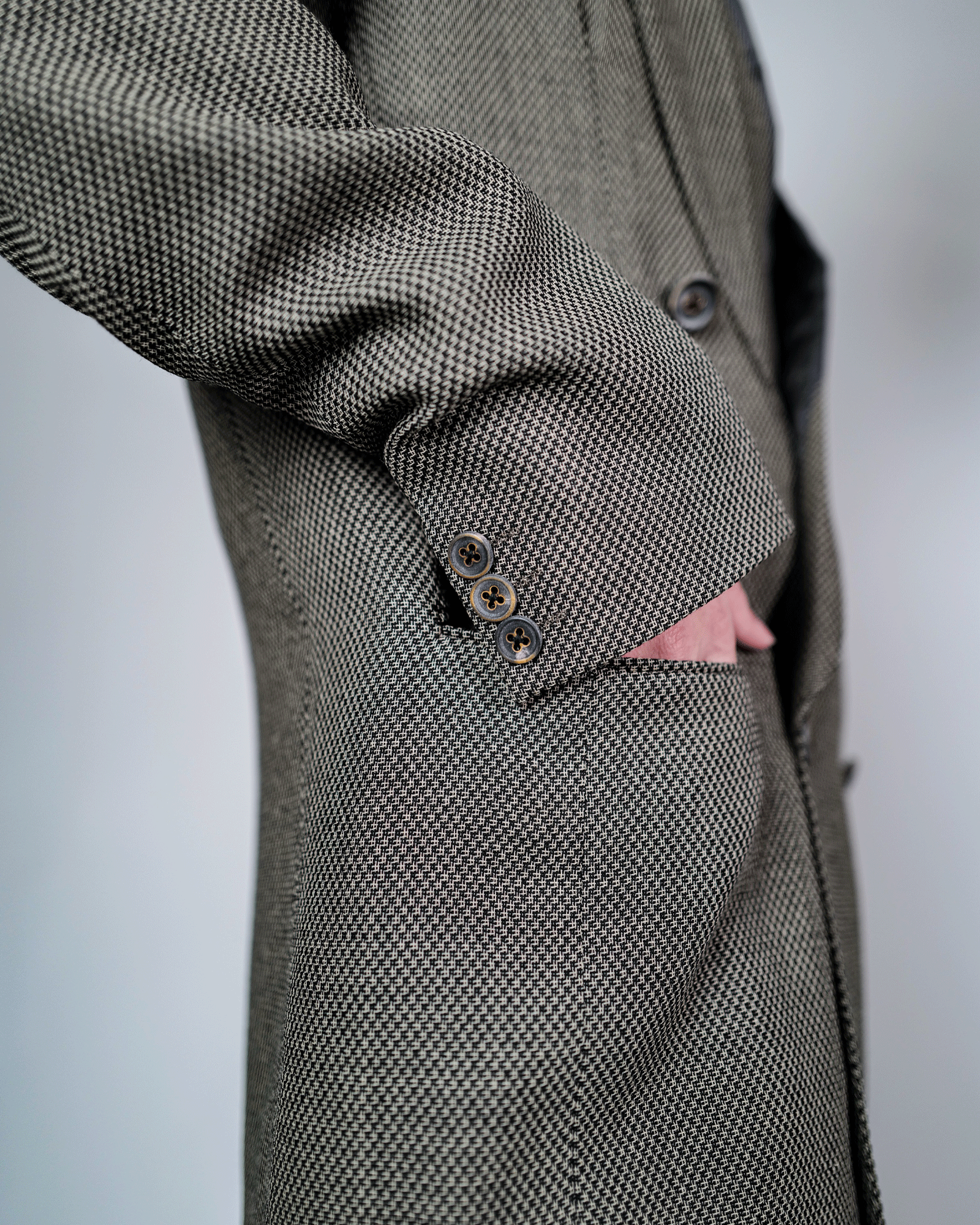 SOSHIOTSUKI・ソウシオオツキ - ジャケット INSIDE LAPEL JACKET /  DOBBY GREY