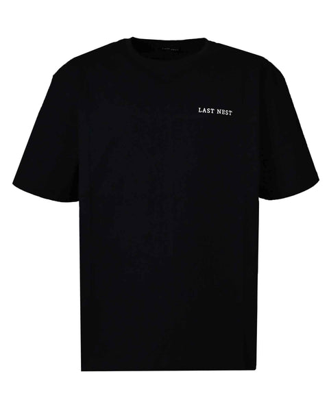 LAST NEST SS25 RICH OR RISK T-SHIRT ヌビアン LAST NEST ラストネスト SS25 ONE DOLLAR T-SHIRTS / BLK - NUBIAN