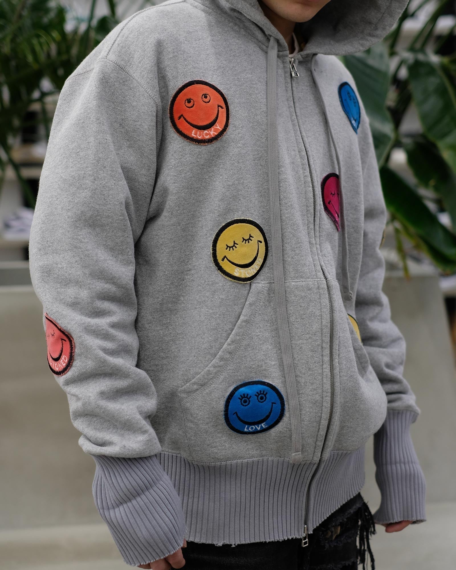 Perfectribs × BASIC ZIP HOODIE / GRAY