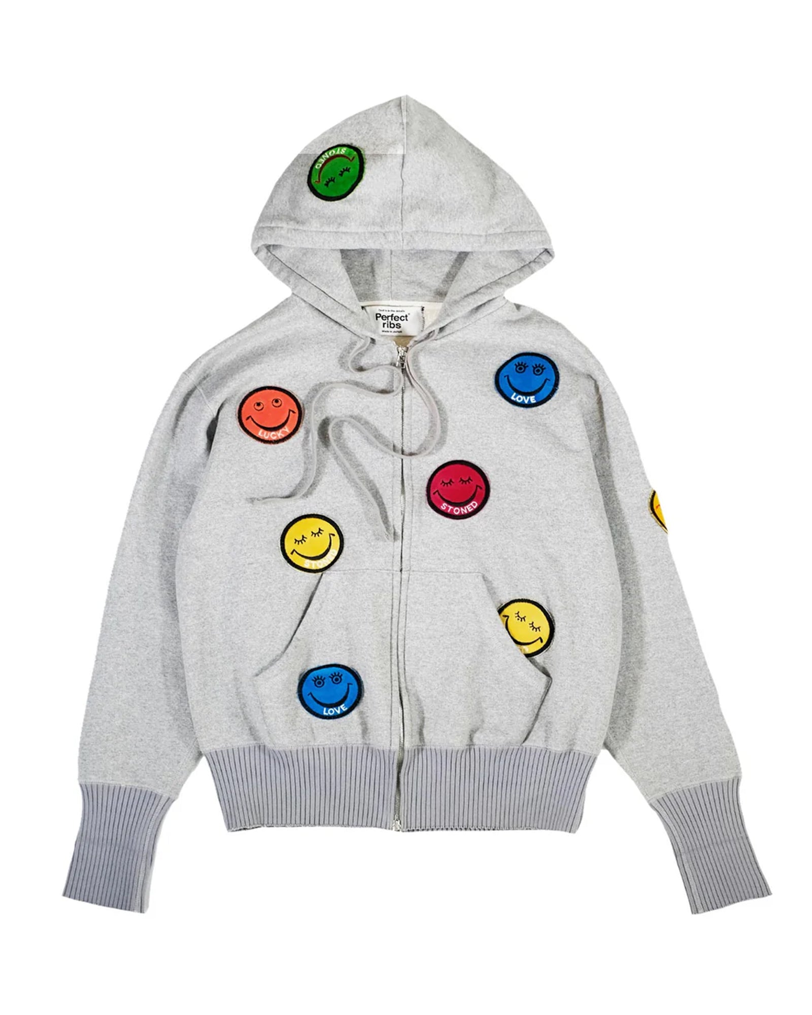 Perfectribs × BASIC ZIP HOODIE / GRAY