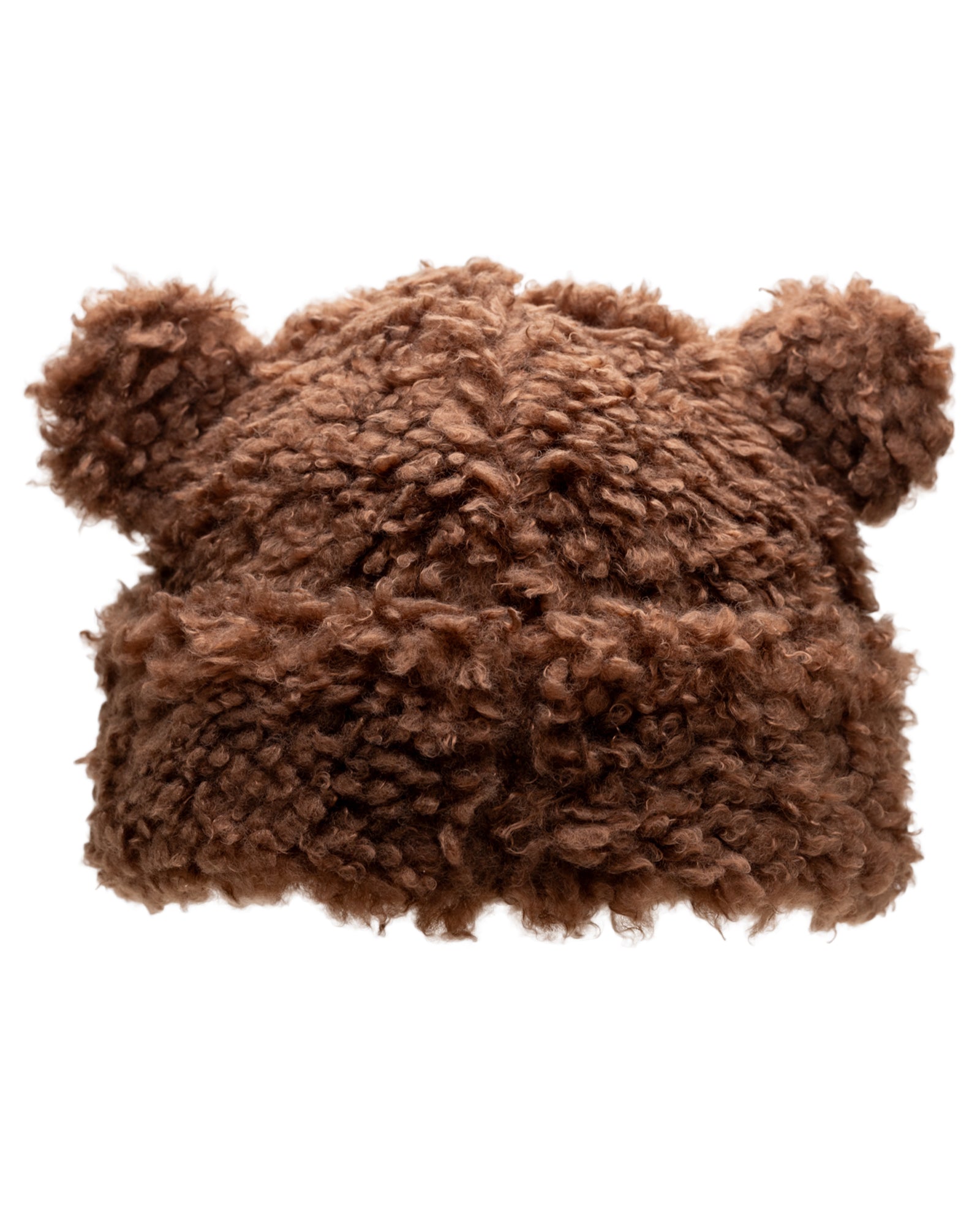 BASICKS・ベイシックス - ニットキャップ・ビーニー BEAR BEANIE / DARKBROWN