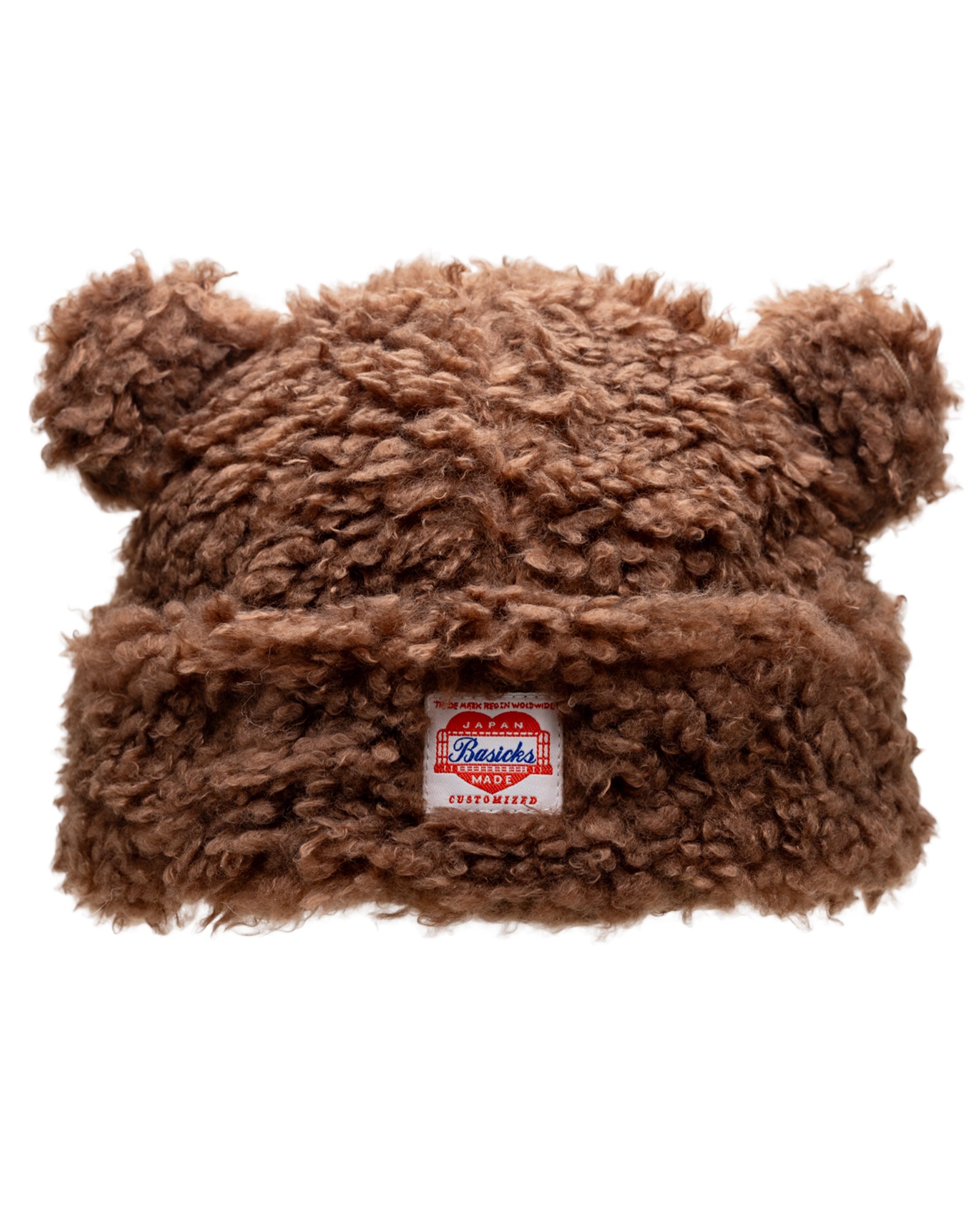 BEAR BEANIE / DARKBROWN