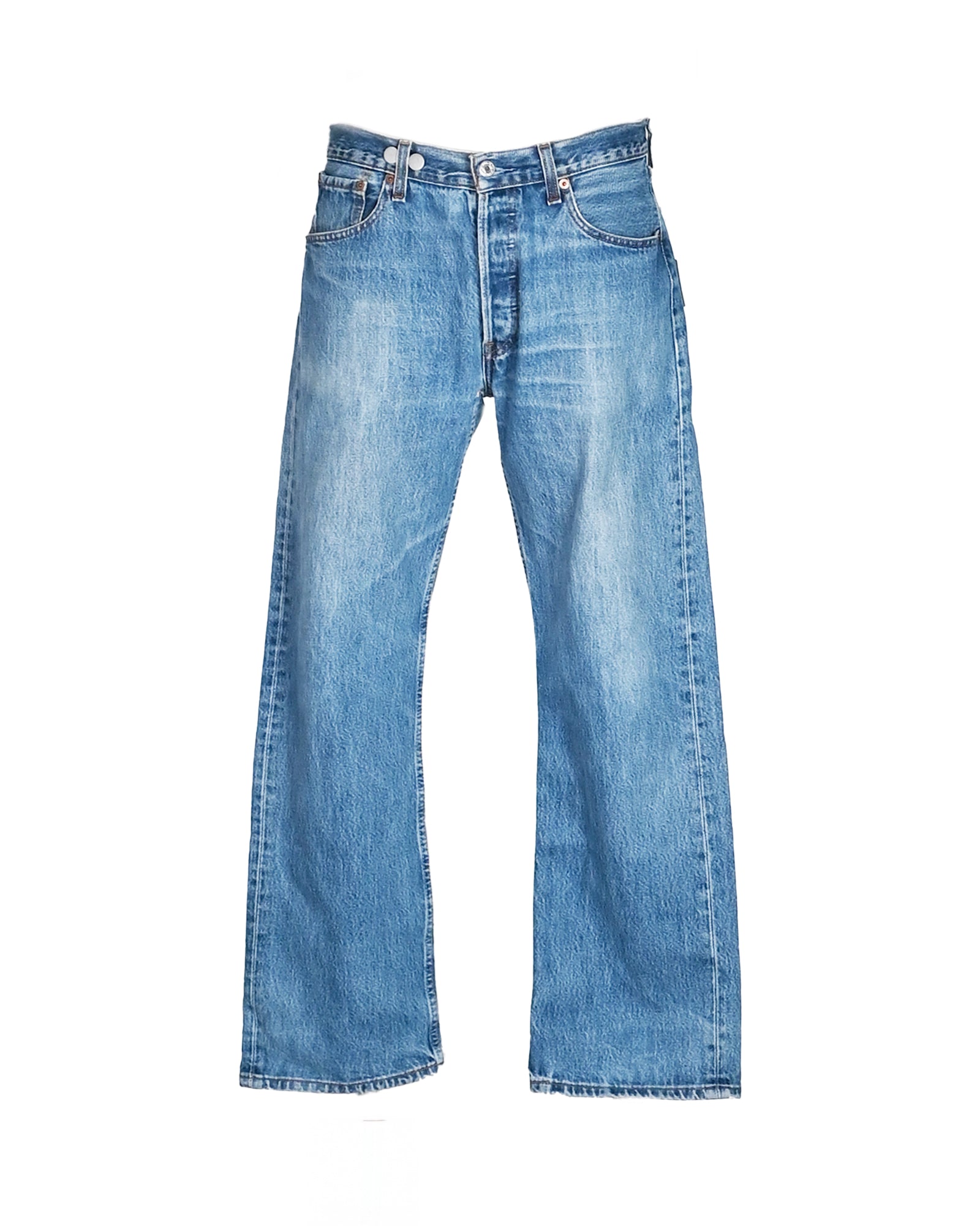 BASICKS・ベイシックス - デニムパンツ VINTAGE LEVI'S HEART POCKET DENIM / BLUE