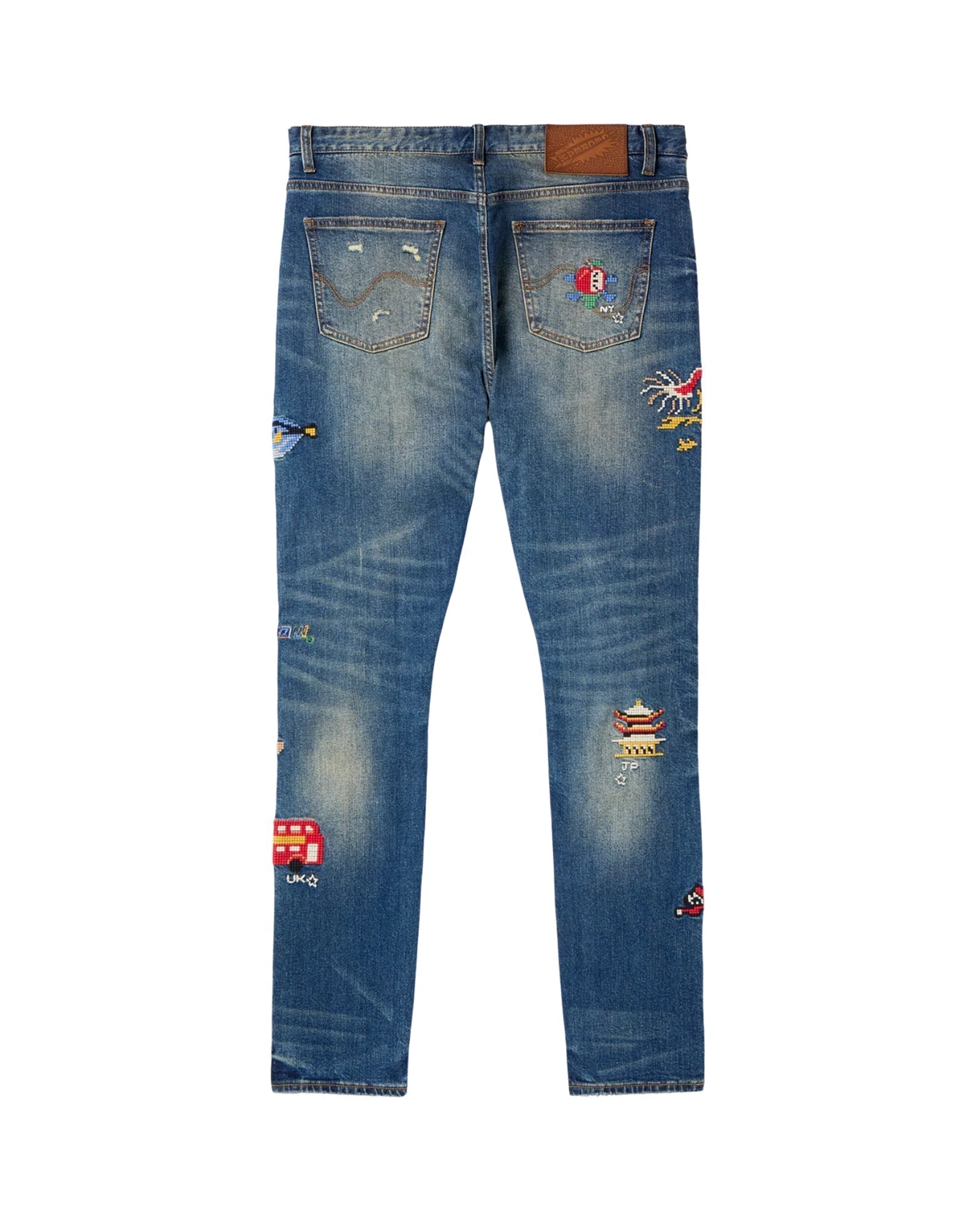 BILLIONAIRE BOYS CLUB / ICECREAM × BBC/WORLD TOUR DENIM / BLUEBERRY HAZE