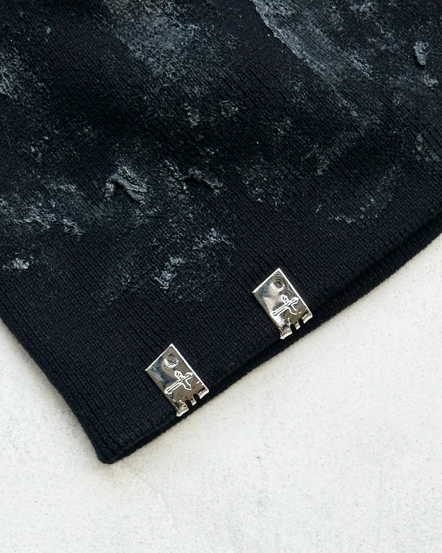 LAST NEST・ラストネスト - ニットキャップ・ビーニー COATING BEANIE / BLACK