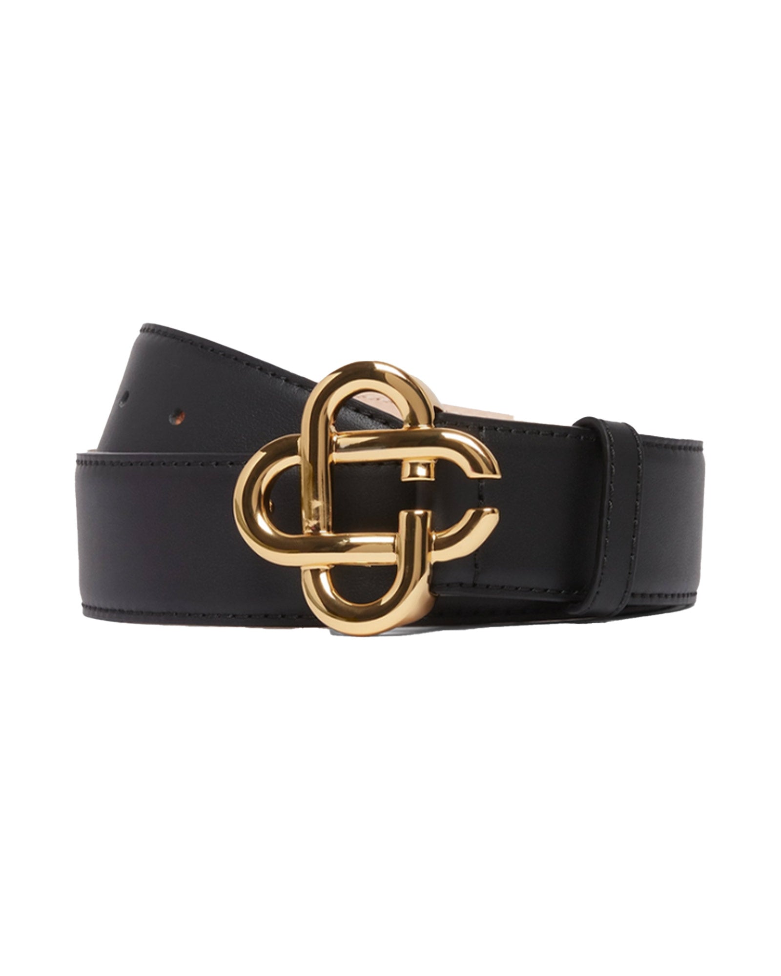 CASABLANCA・カサブランカ - ベルト MENS CC LOGO BUCKLE BELT / BRASS BLACK