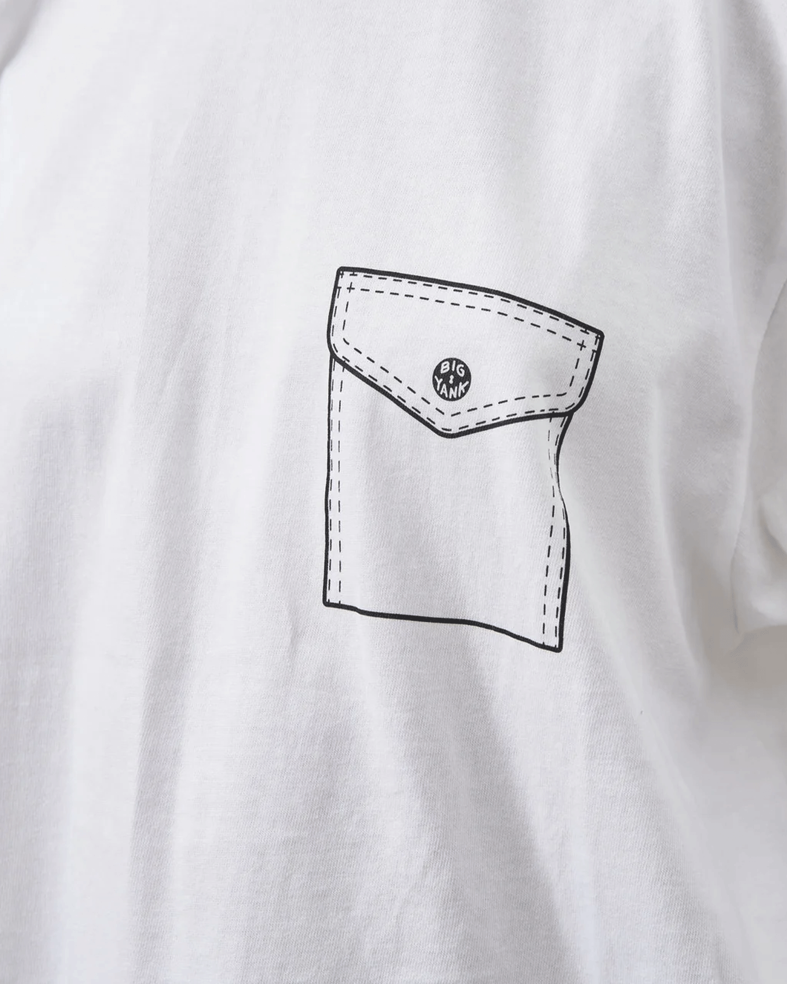 BIG YANK・ -  Y1935 FAKE POCKET TEE
/ WHITE