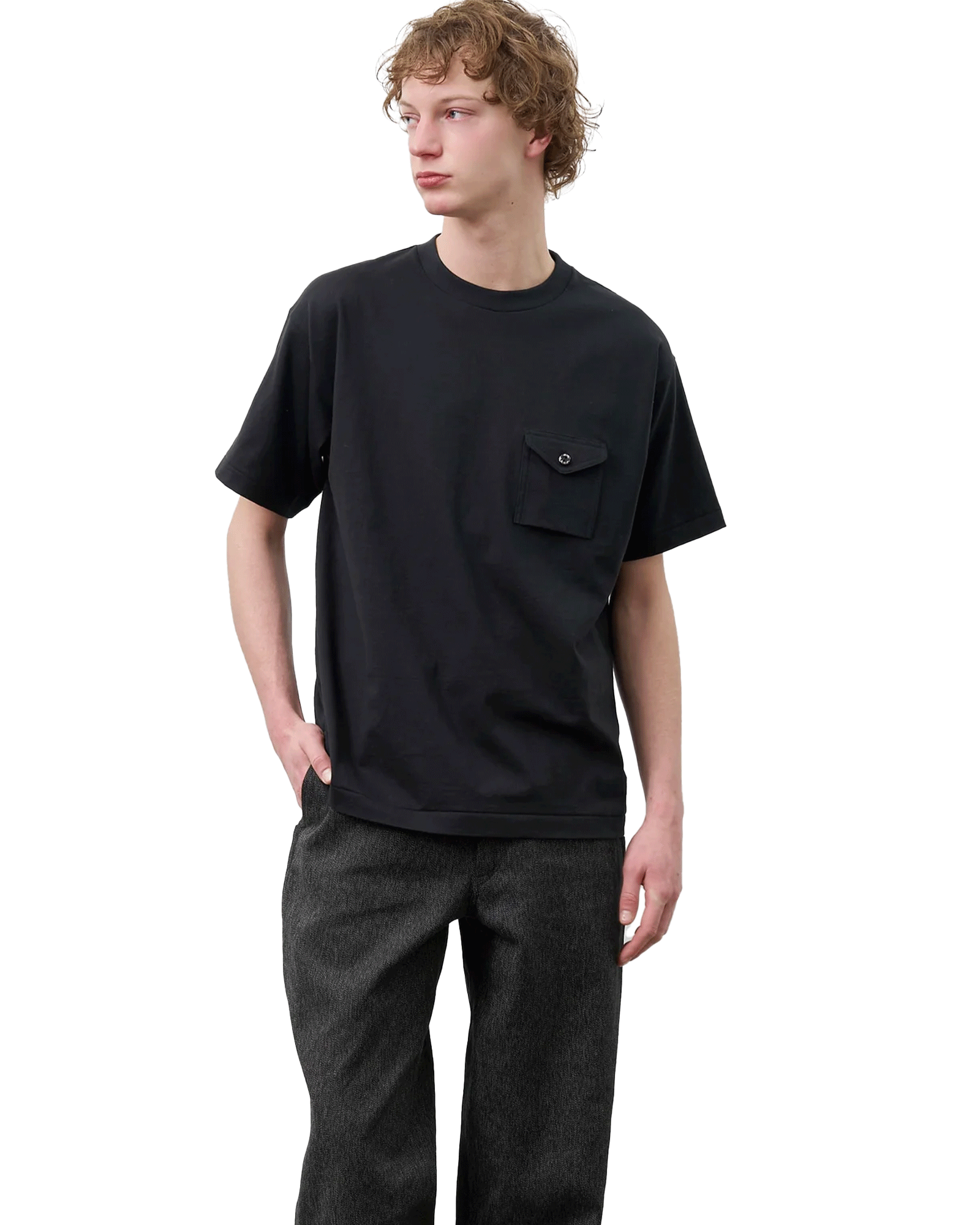 BIG YANK・ - Tシャツ・カットソー Y1935 POCKET TEE 1935 POCKET / BLACK