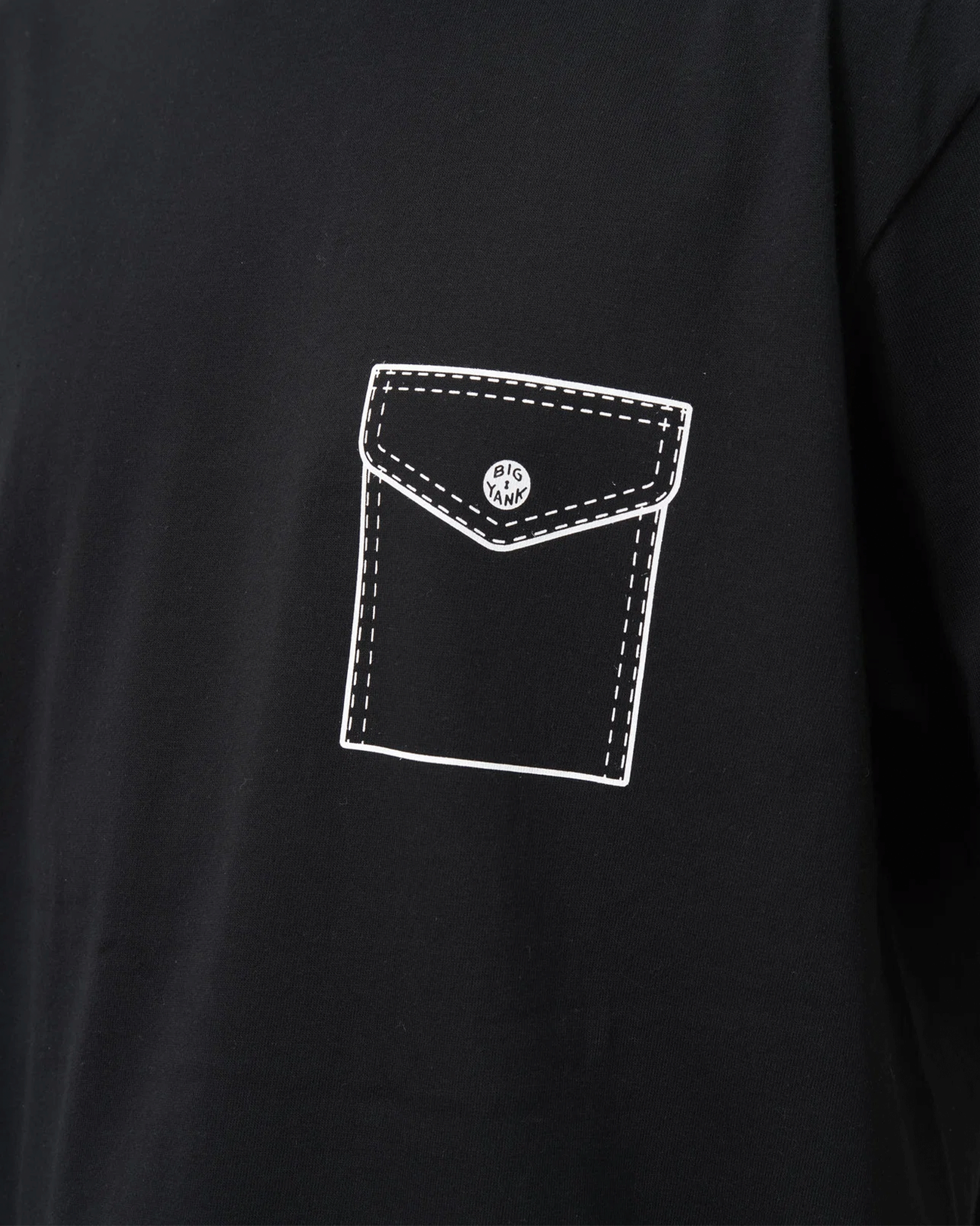 BIG YANK・ - Tシャツ・カットソー Y1935 FAKE POCKET TEE
/ BLACK