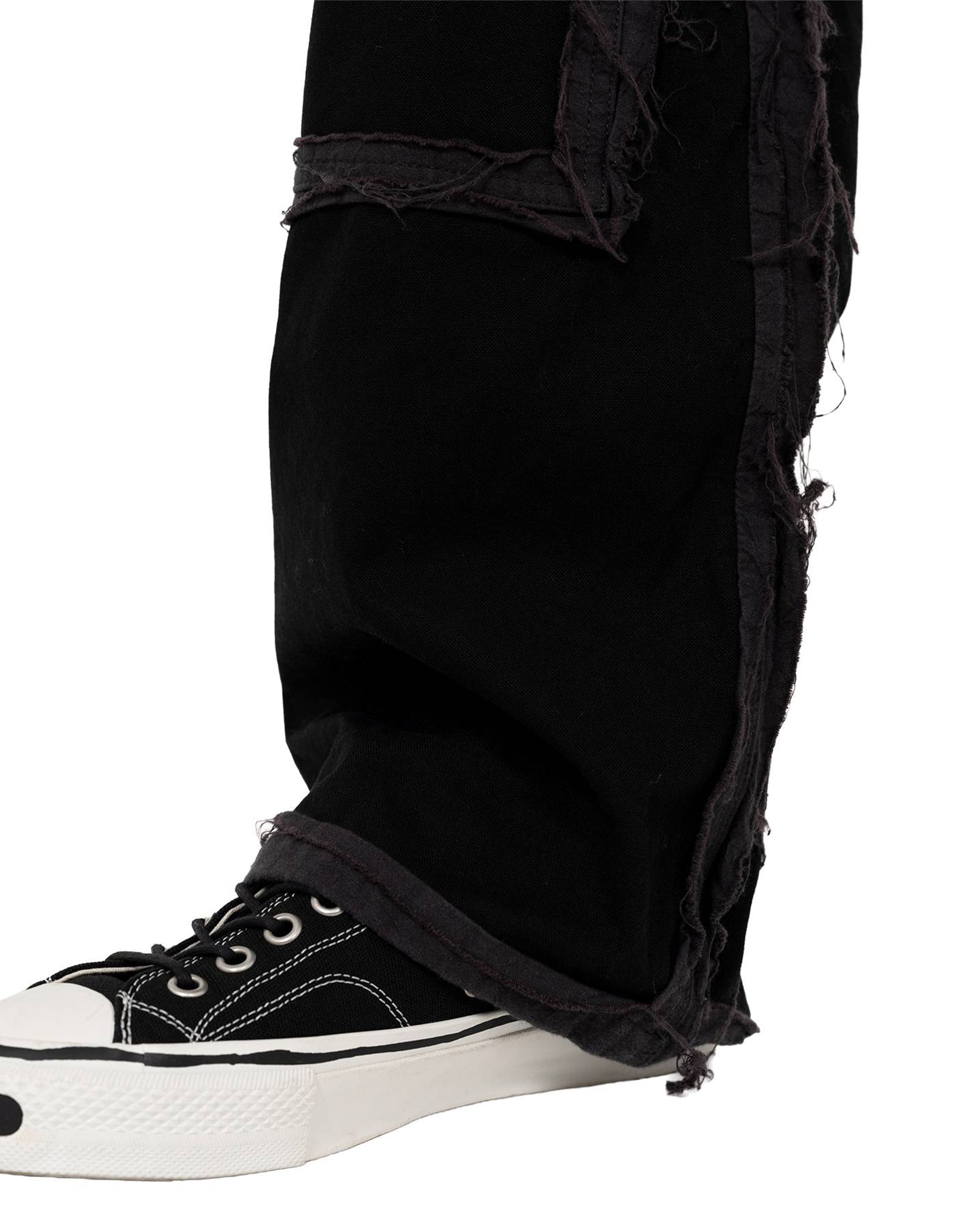 KAMIYA・カミヤ - デニムパンツ BLACKMEANS × KAMIYA DECONSTRUCTED PAINTER PANTS / BLACK