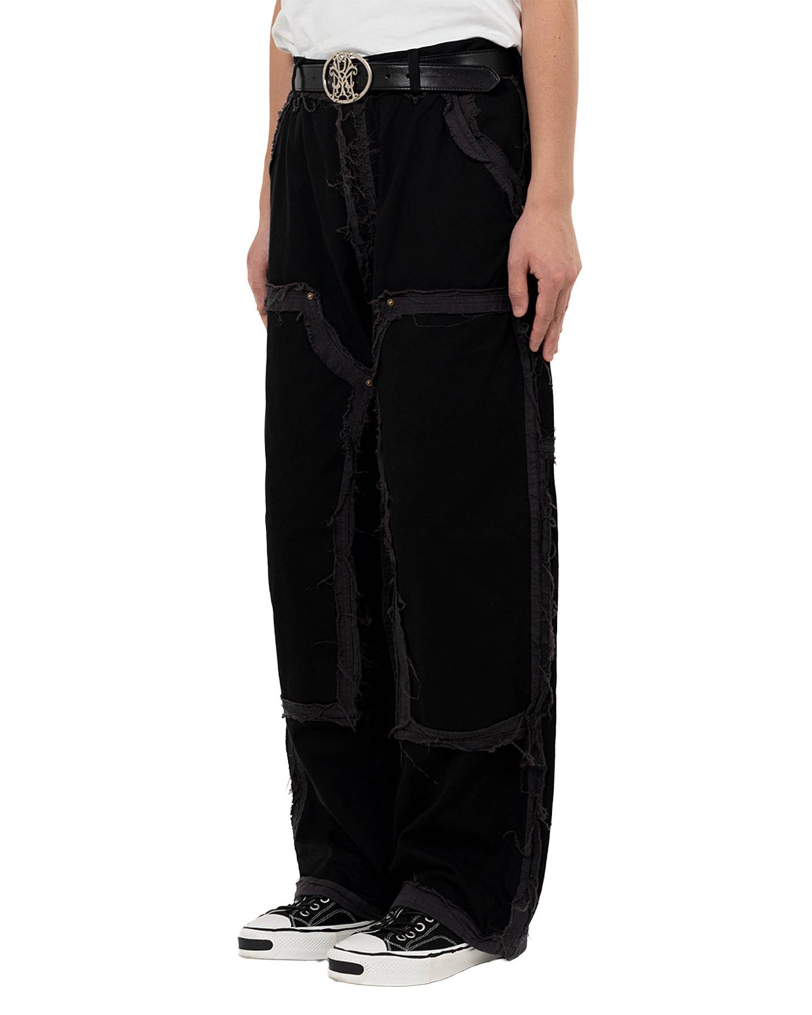 KAMIYA・カミヤ - デニムパンツ BLACKMEANS × KAMIYA DECONSTRUCTED PAINTER PANTS / BLACK