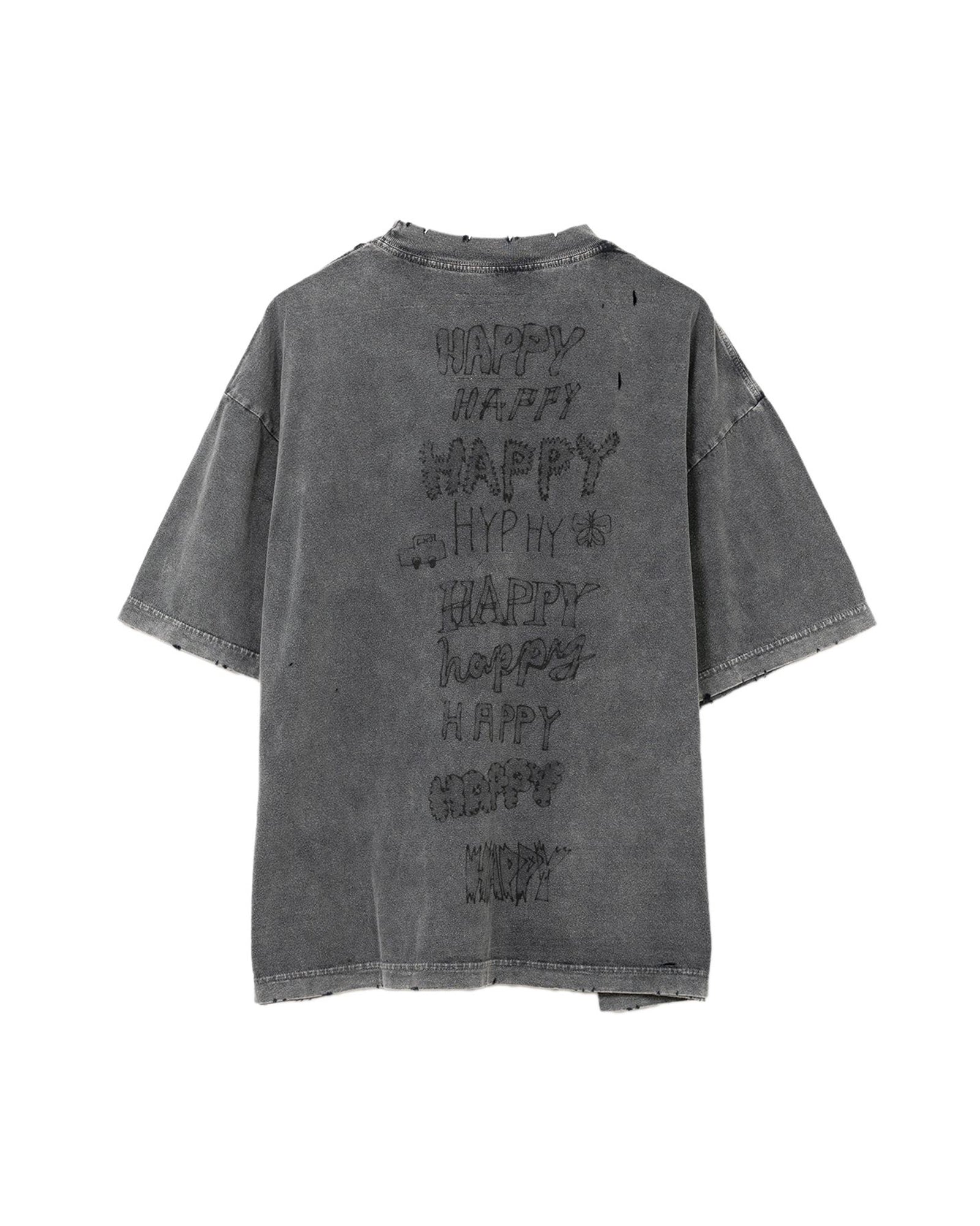 MIHARA YASUHIRO・ミハラヤスヒロ - Tシャツ・カットソー BLEACHED TEE / BLACK