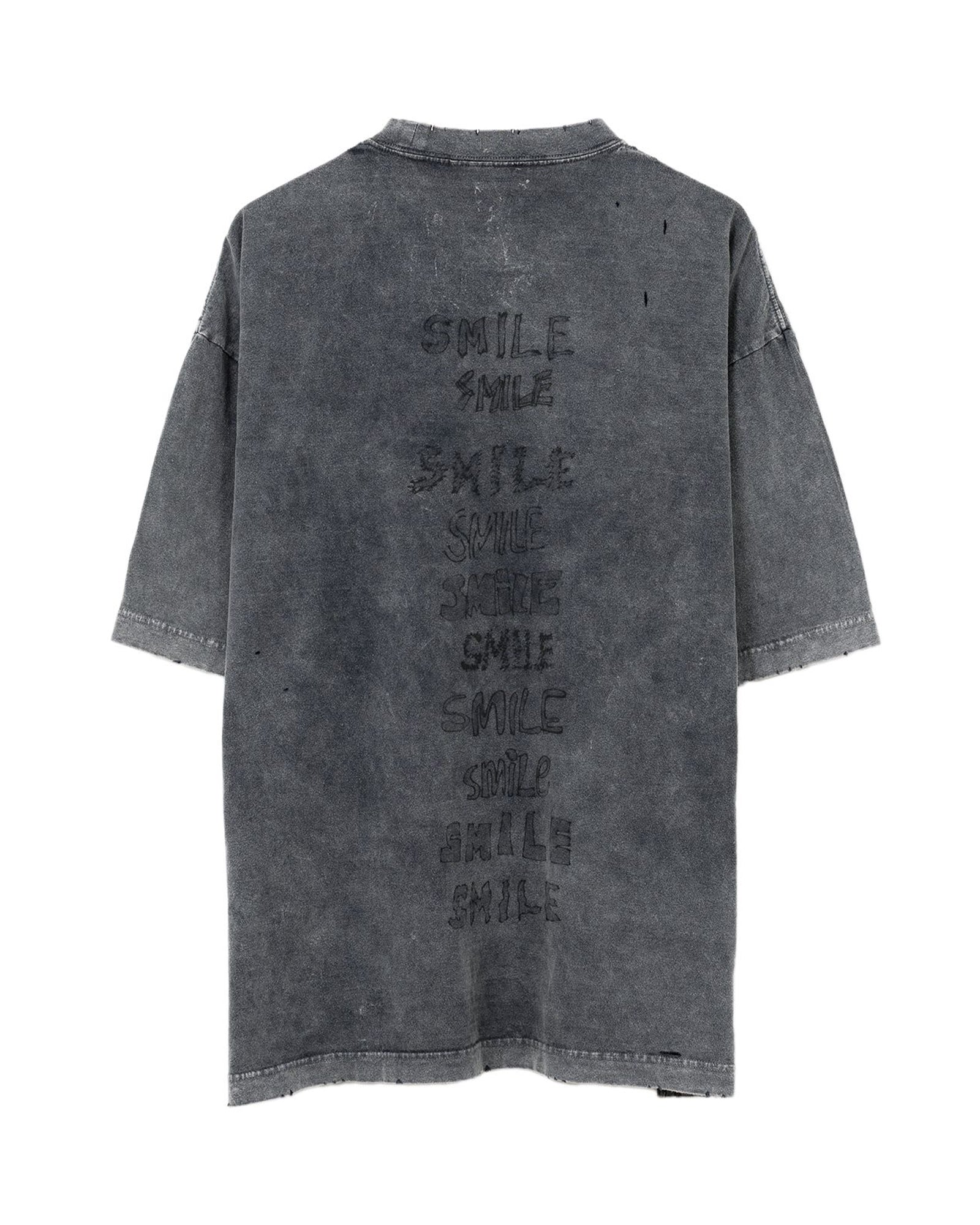 MIHARA YASUHIRO・ミハラヤスヒロ - Tシャツ・カットソー BLEACHED TEE / BLACK