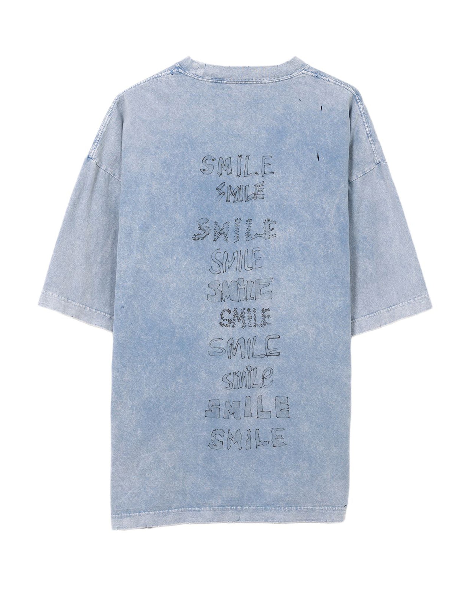 MIHARA YASUHIRO・ミハラヤスヒロ - Tシャツ・カットソー BLEACHED TEE/BLUE