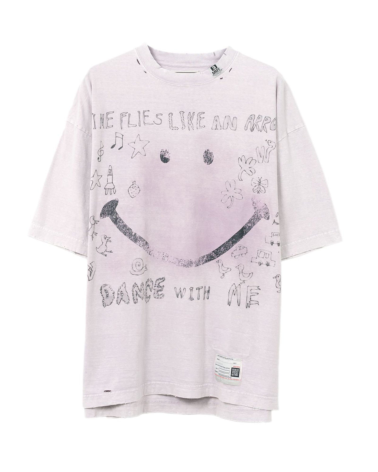 BLEACHED TEE / PINK