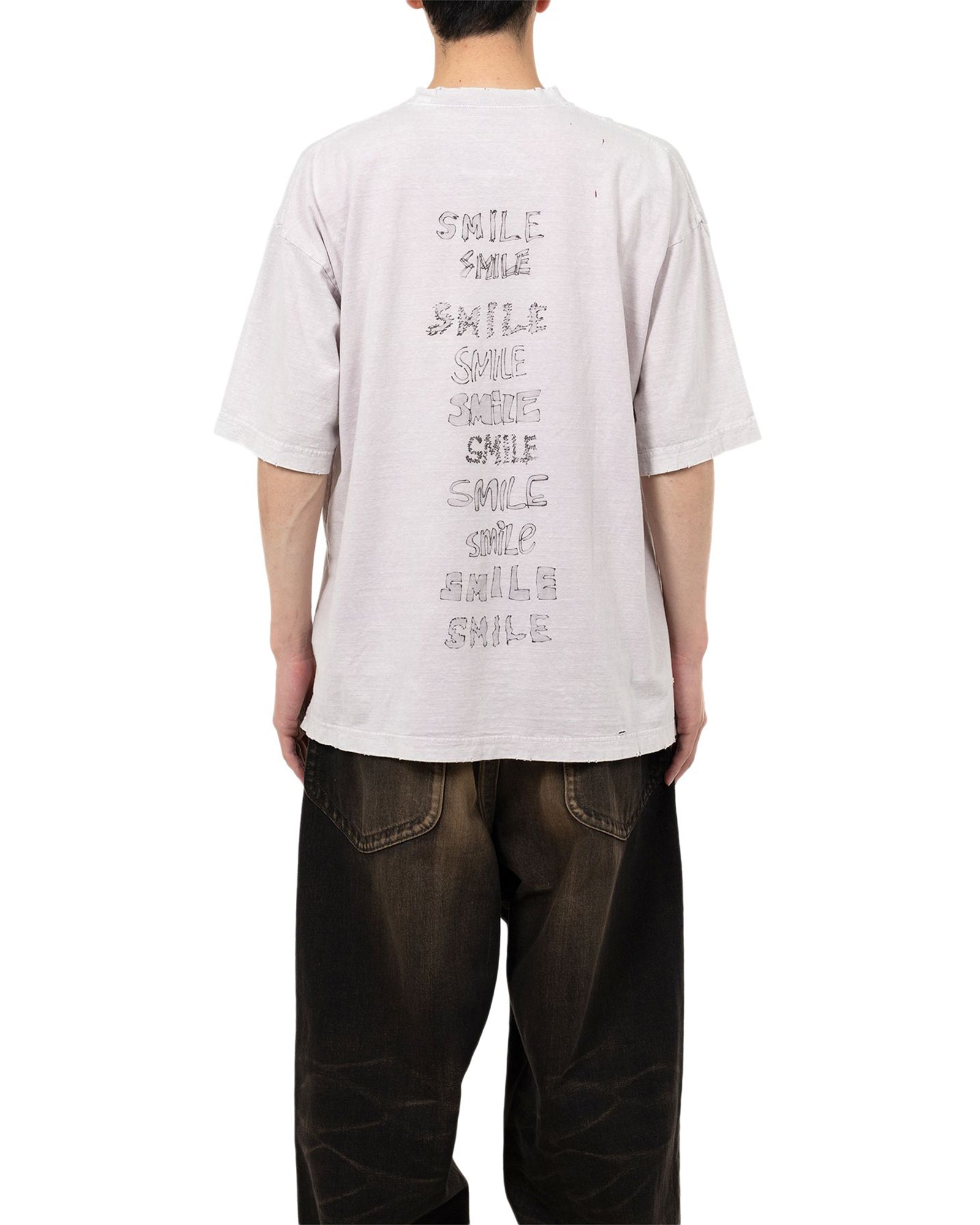 MIHARA YASUHIRO・ミハラヤスヒロ - Tシャツ・カットソー BLEACHED TEE/PINK