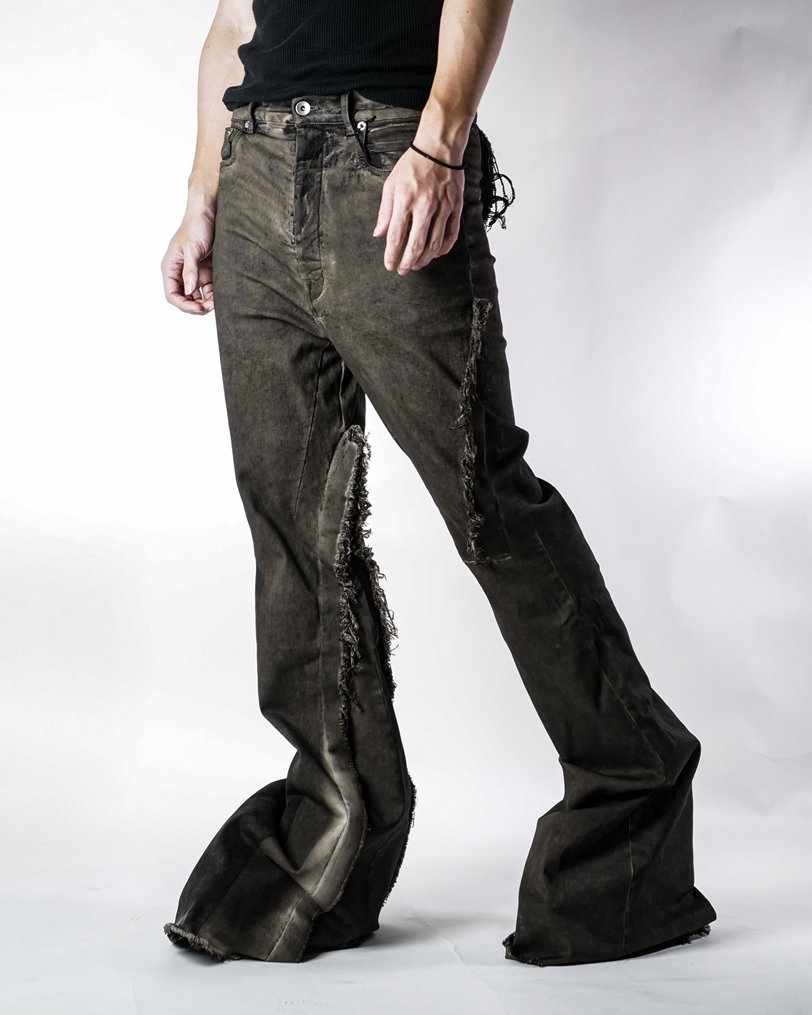RICK OWENS・リック オウエンス - その他パンツ BOLAN BOOTCUT / DUST COMBO