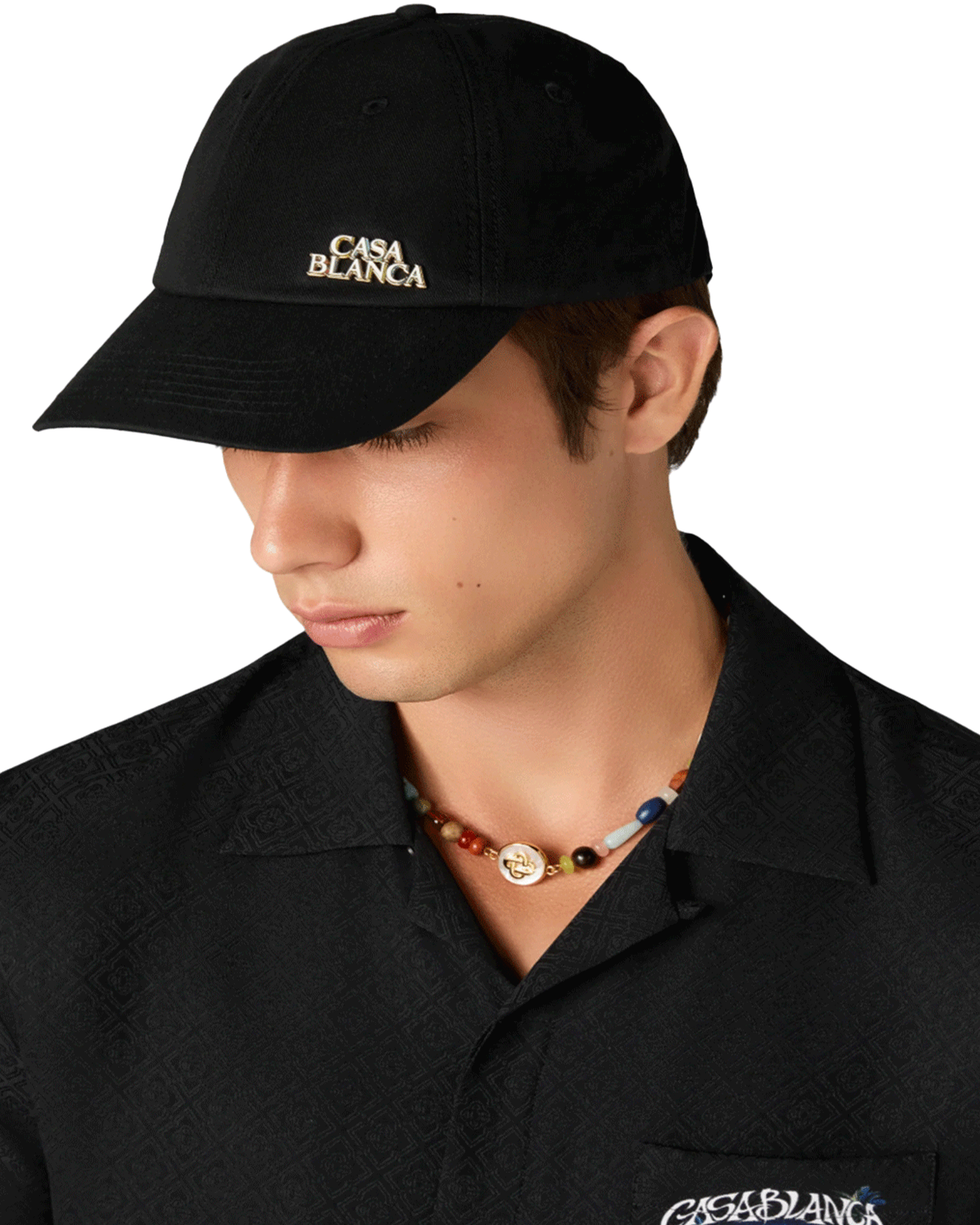 CASABLANCA・カサブランカ - キャップ CASABLANCA CAP
/ BLACK