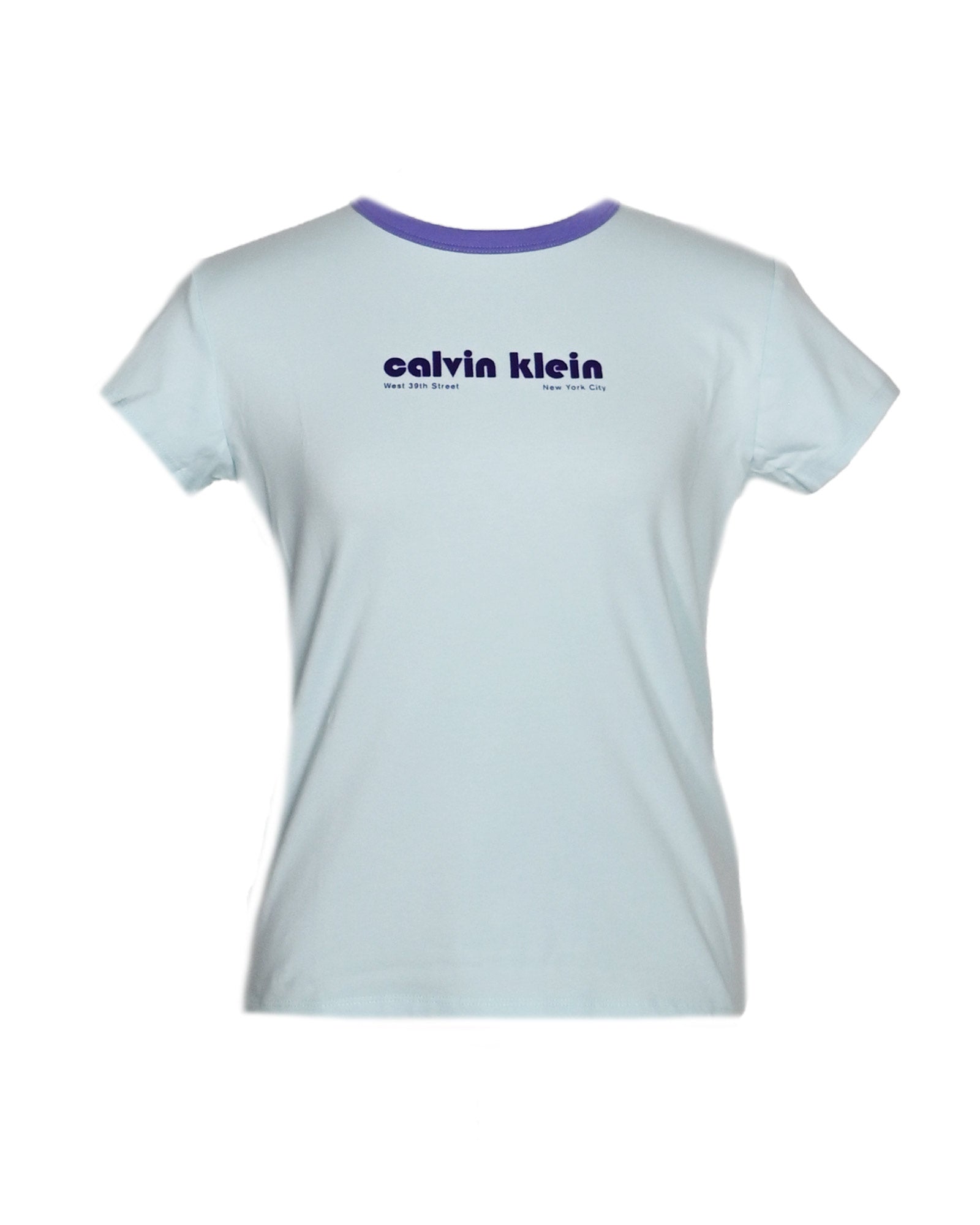 Calvin Klein・カルバン クライン - Tシャツ・カットソー SS RETRO LOGO GRAPHIC TEE / BLUE