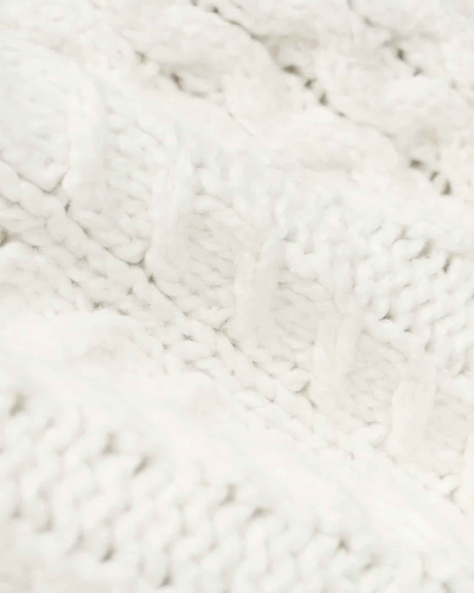 ESSENTIALS・エッセンシャルズ - ニット・セーター CABLE KNIT HOODIE / CLOUD DANCER