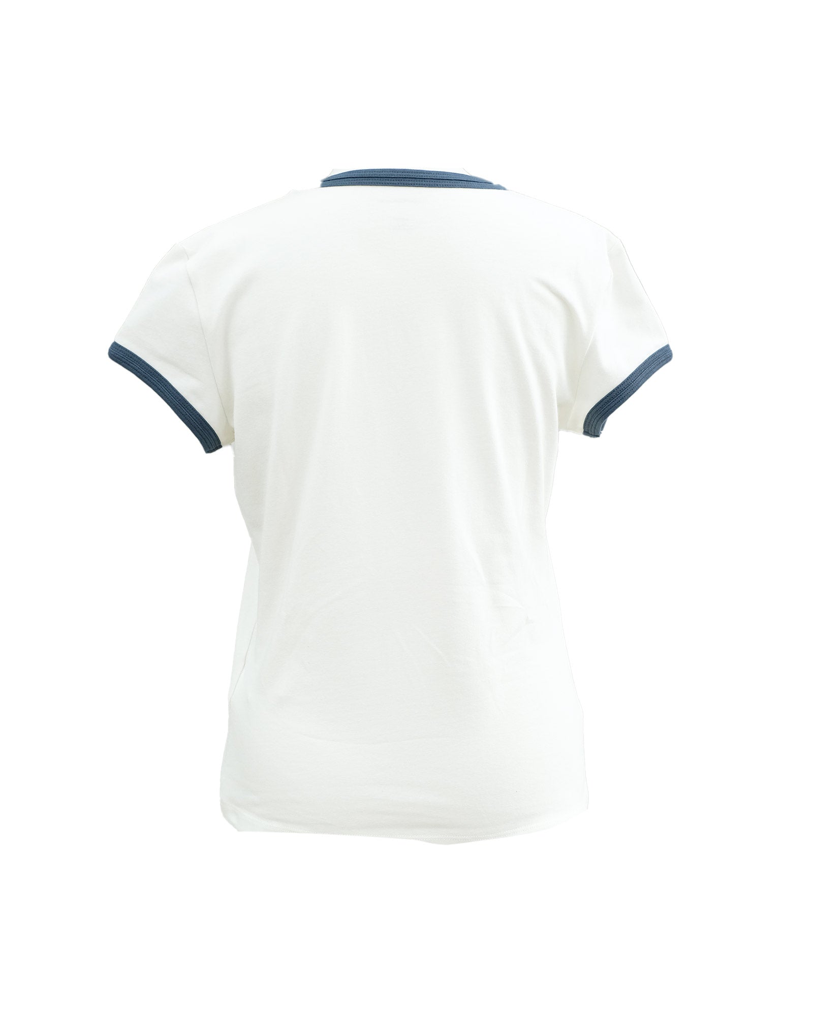 Calvin Klein・カルバン クライン - トップス SS SLIM LOGO RINGER TEE / WHITE