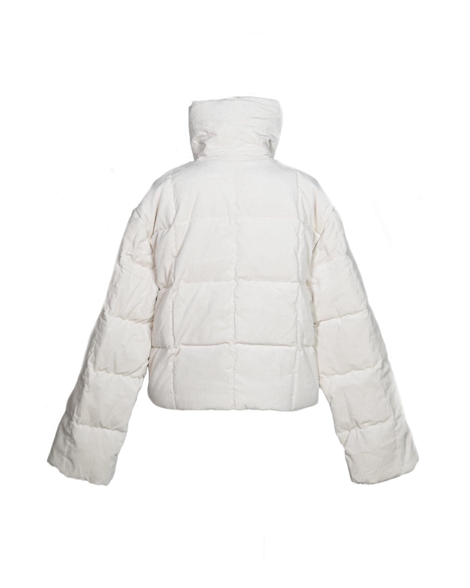 Calvin Klein・Calvin Klein -  CORDUROY INSULATED DOWN PUFFER / BEIGE