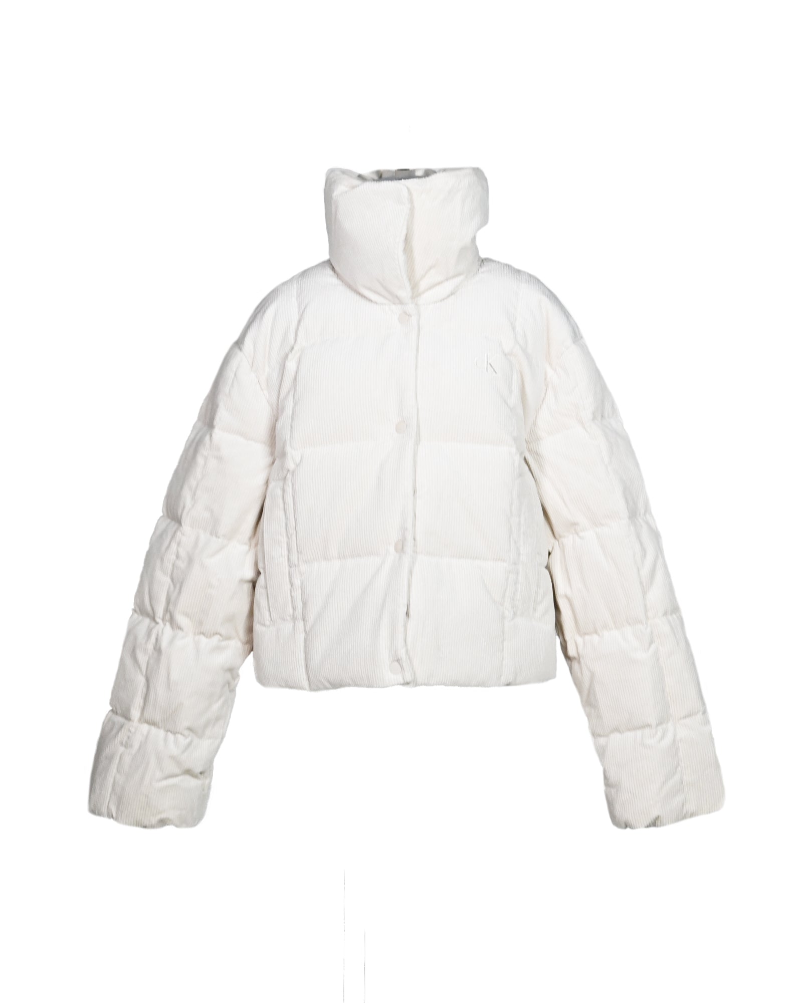 CORDUROY INSULATED DOWN PUFFER / BEIGE