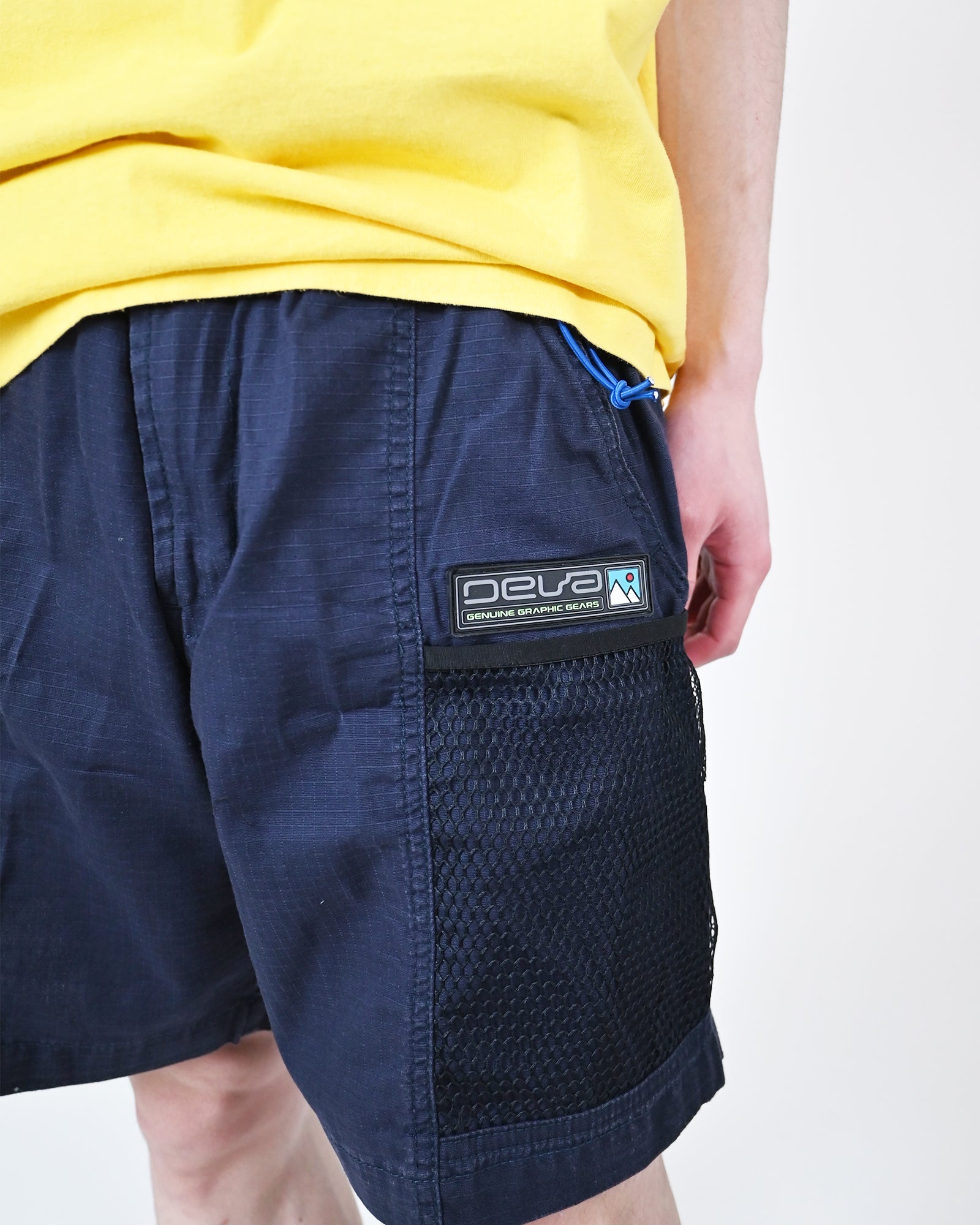 DEVA STATES・ディーヴァ ステイツ - ハーフ・ショートパンツ CARGO SHORTS / WASHED BLUE