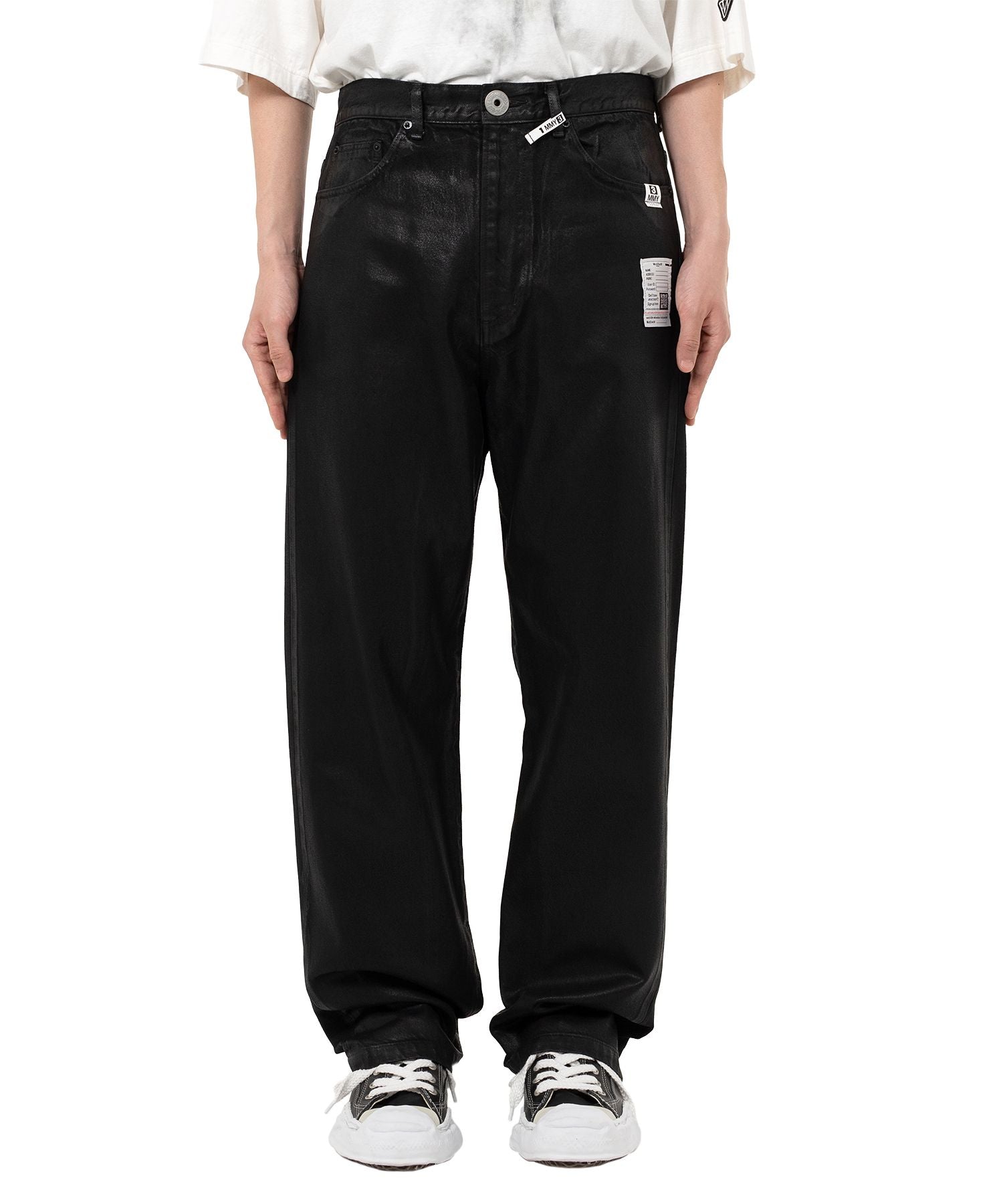 【MIHARAYASUHIRO】Front Coated Denim Pants 全２色 Maison MIHARA YASUHIRO ONLINE STORE（メゾンミハラヤスヒロ