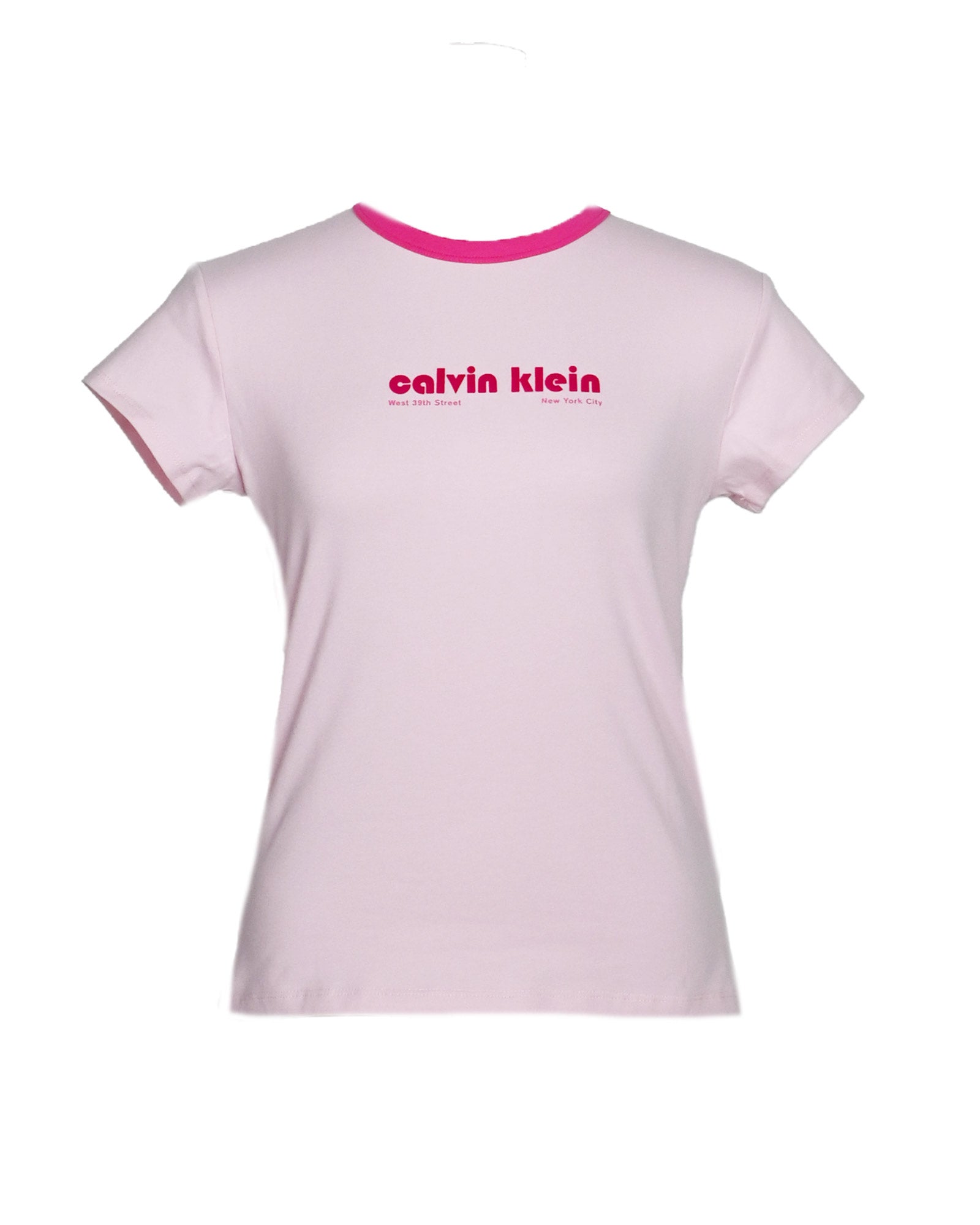 Calvin Klein・カルバン クライン - Tシャツ・カットソー SS RETRO LOGO GRAPHIC TEE / PINK