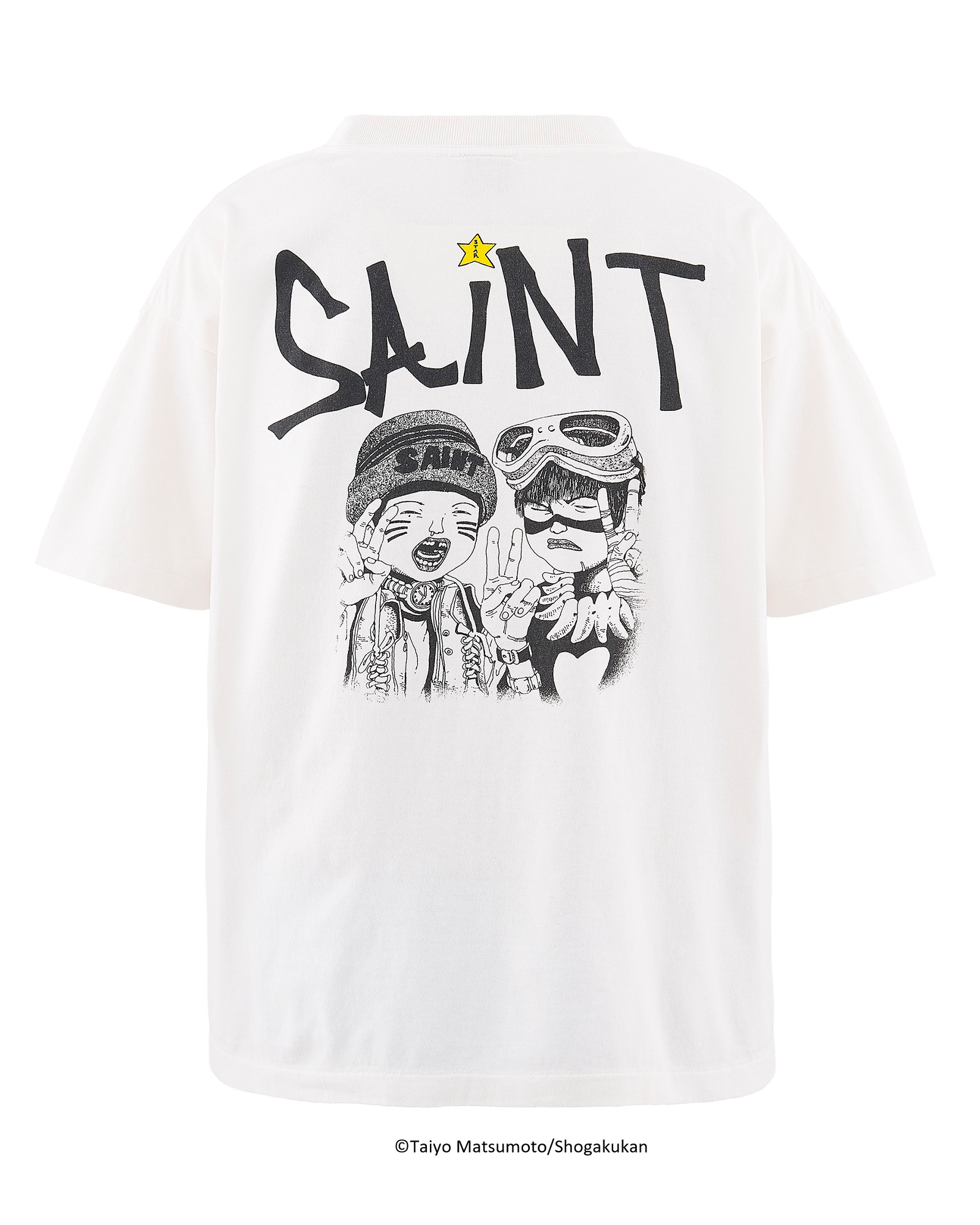 ©SAINT M××××××・セントマイケル - Tシャツ・カットソー 鉄コン筋クリート_SS T-SHIRT/SHIRO / WHITE