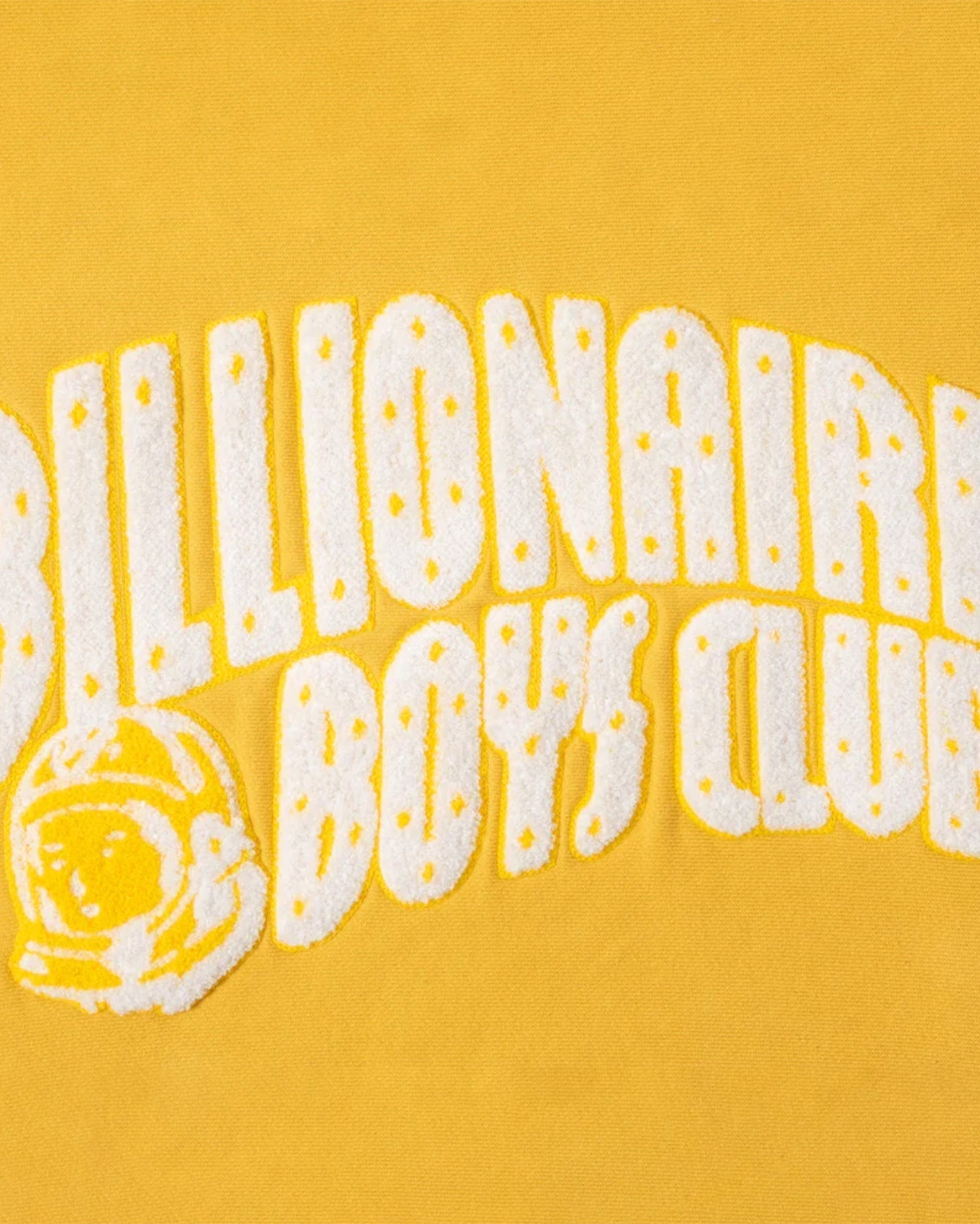 BILLIONAIRE BOYS CLUB / ICECREAM × CHENILLE LOGO COTTON HOODIE / YELLOW