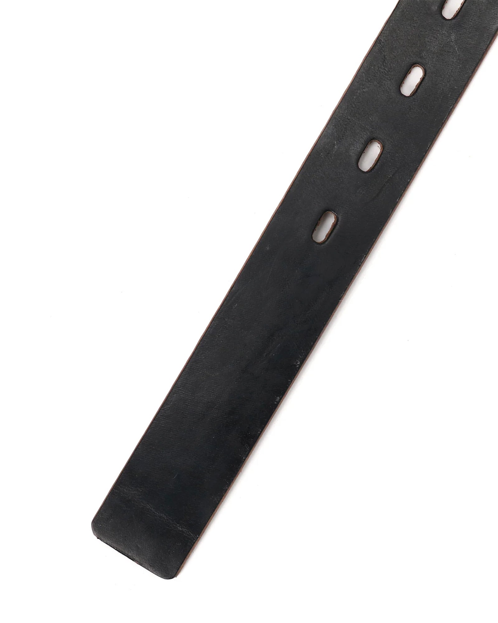 Y's for men・ワイズ フォー メン - ベルト CHROME EXCEL LEATHER 30MM PLAIN BELT / BLACK
