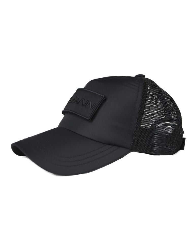 BALMAIN・バルマン - キャップ COTTON MESH & VELCRO PATCH CAP / BLACK