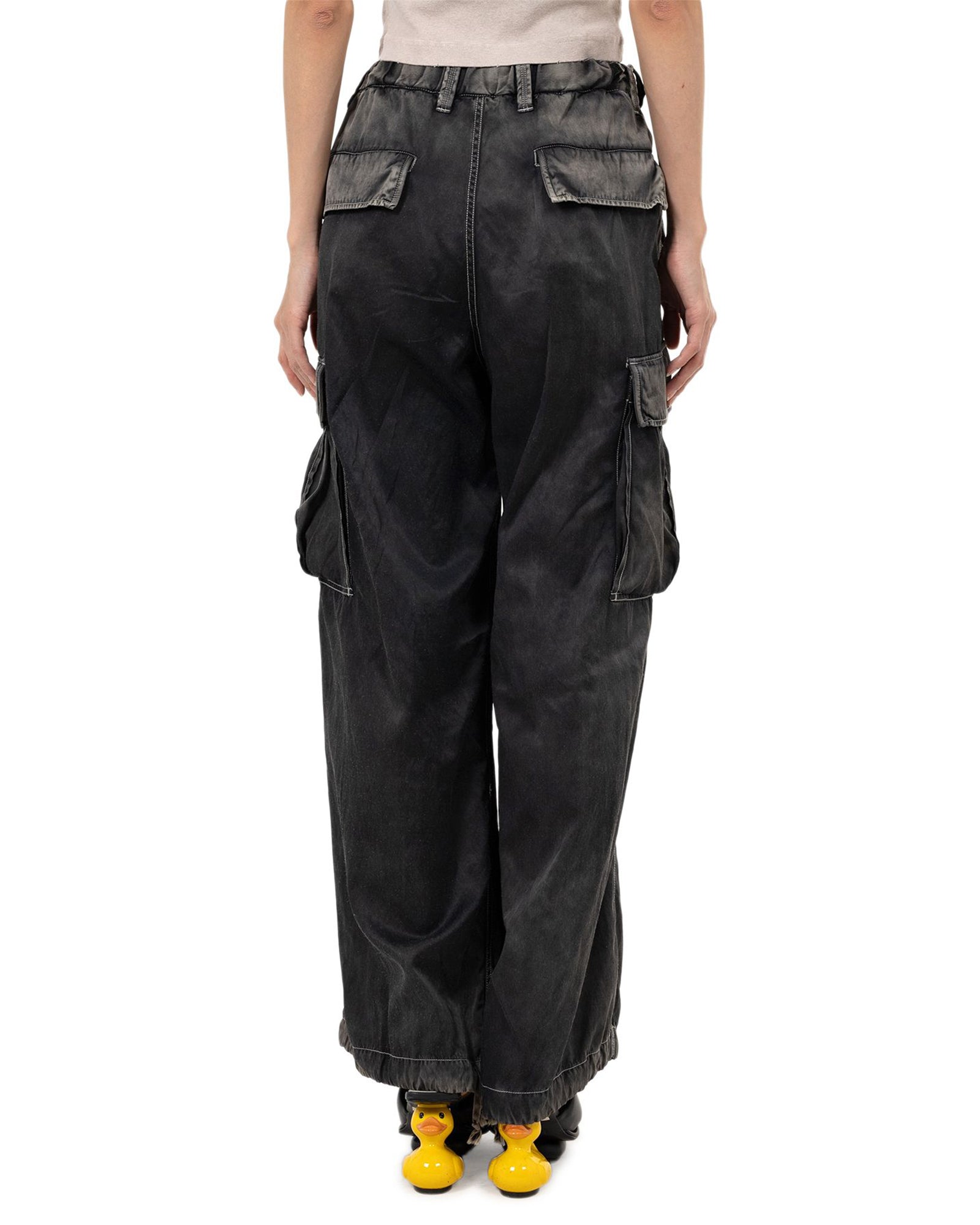 MIHARA YASUHIRO・ミハラヤスヒロ - Tシャツ・カットソー C/R SATIN CARGO PT / BLACK