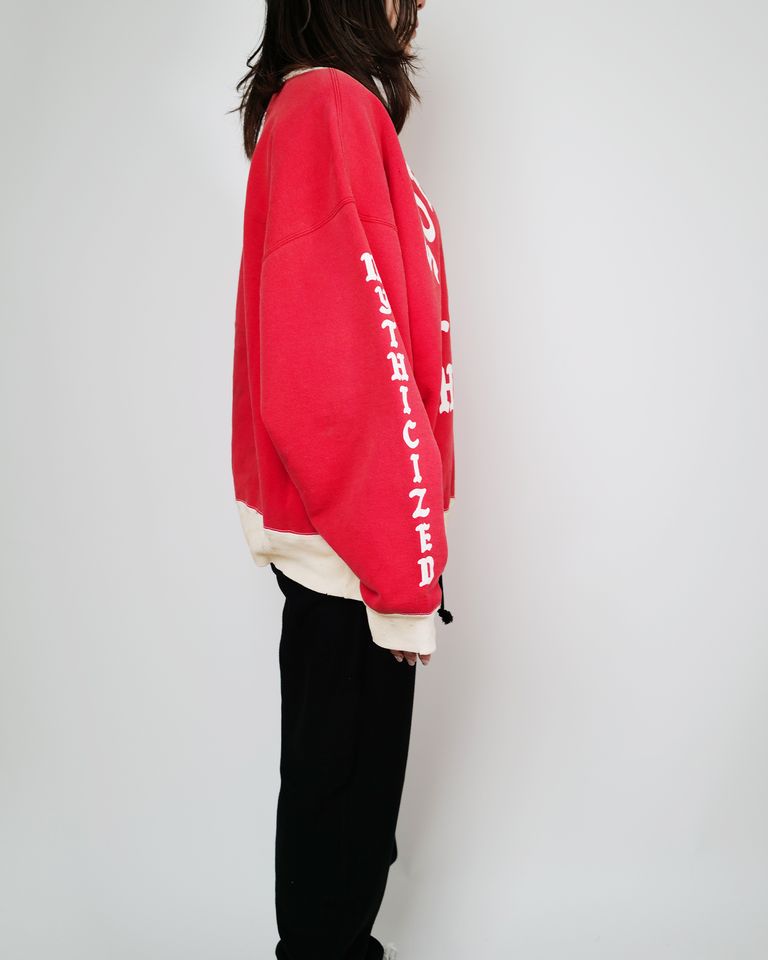 ©SAINT M××××××・セントマイケル - スウェット CREW SWT/SOFT LOVE / RED