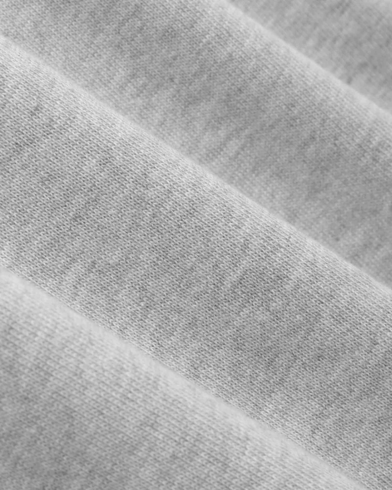ESSENTIALS × CREWNECK T-SHIRT / LIGHT HEATHER GREY / (Kids)